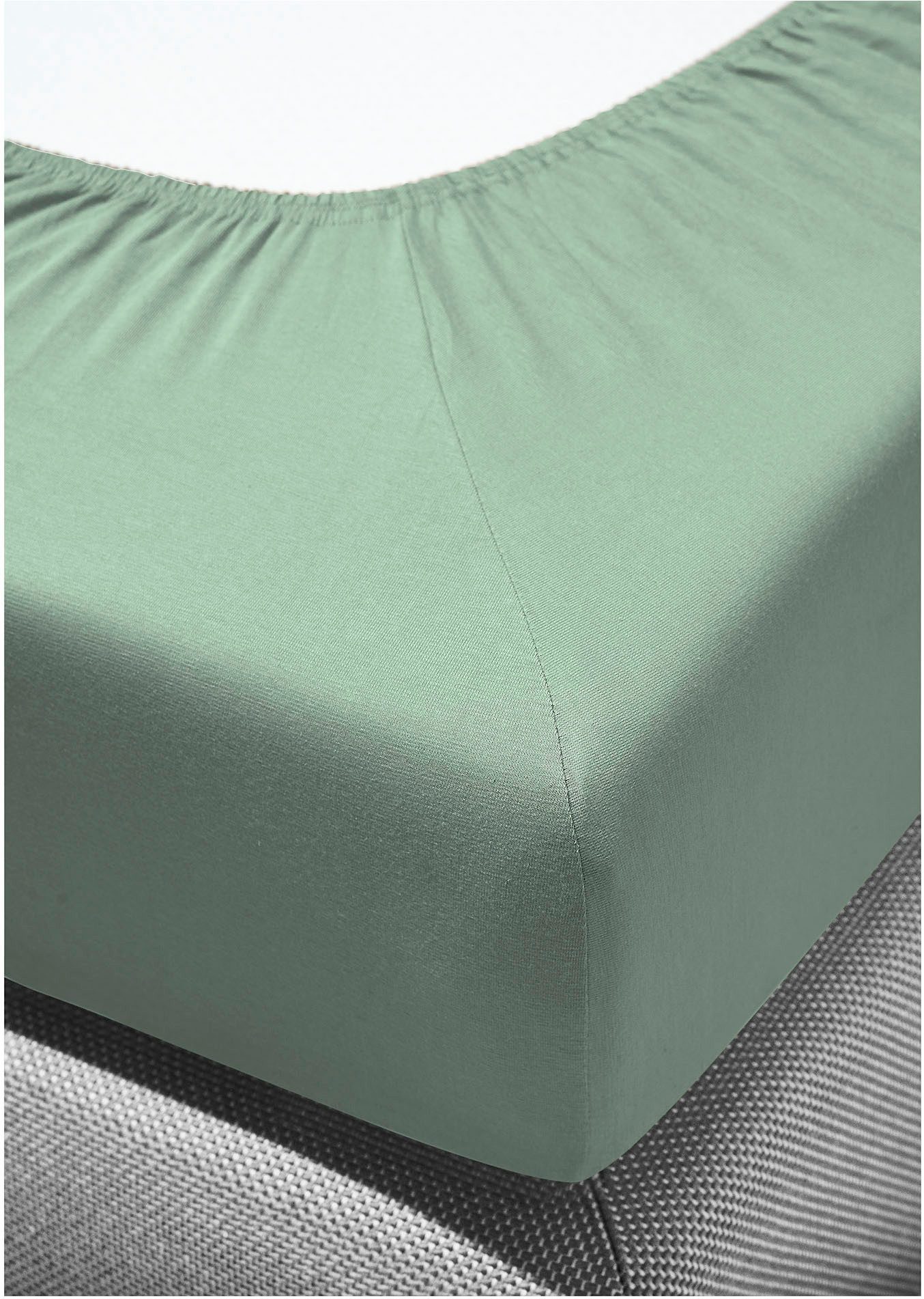 BIERBAUM Spannbettlaken Biber, kuschelig warm im Winter, Biber, Gummizug: rundum, (1 Stück), 100% Baumwolle, pflegeleicht, für Matratzen bis 20 cm Höhe