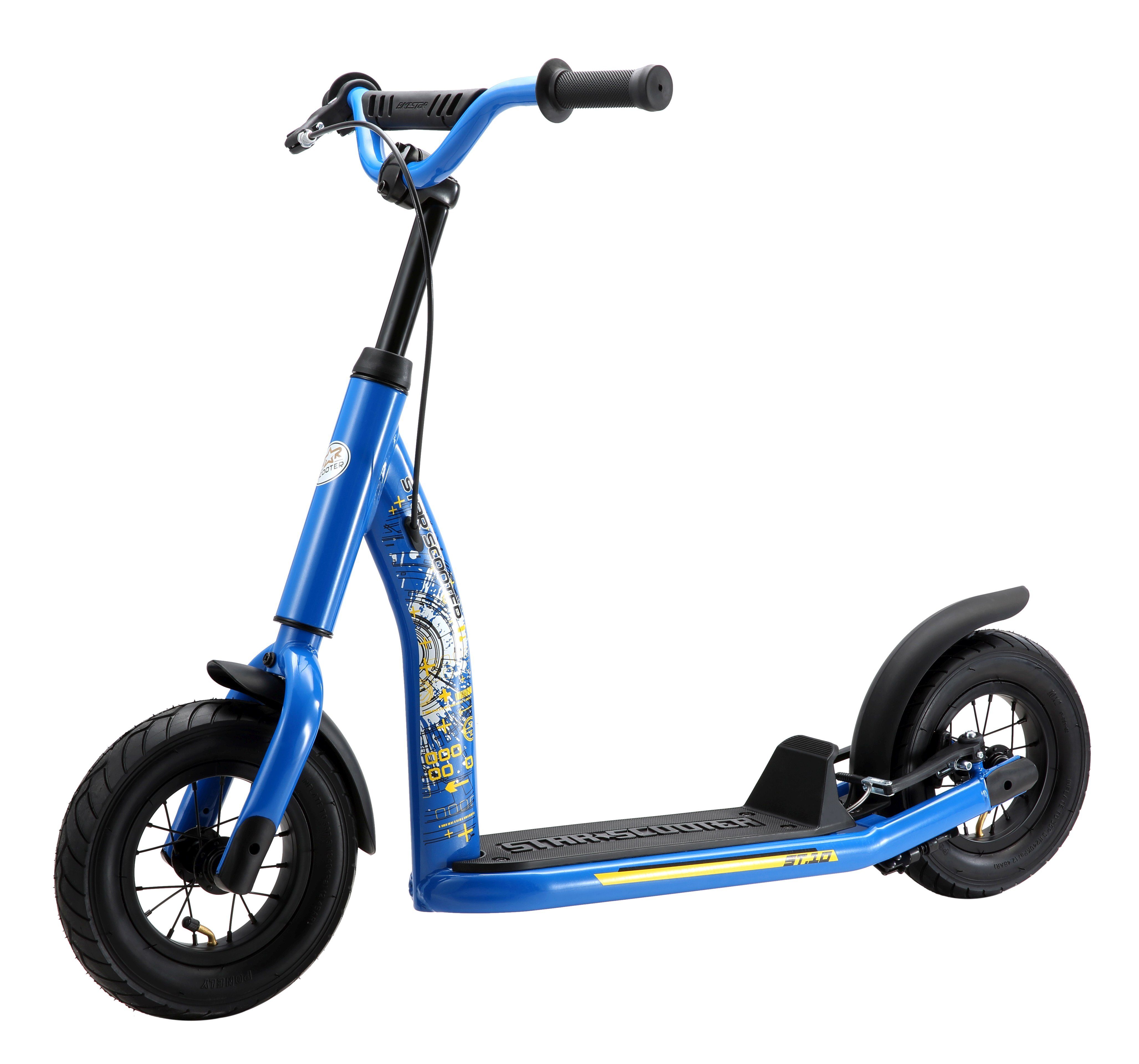 Star-Scooter Cityroller 10 Zoll, ab 5 Jahre, Kinder City Roller ab 96 cm, Jungen, Mädchen, Höhenverstellbar, Seitenständer
