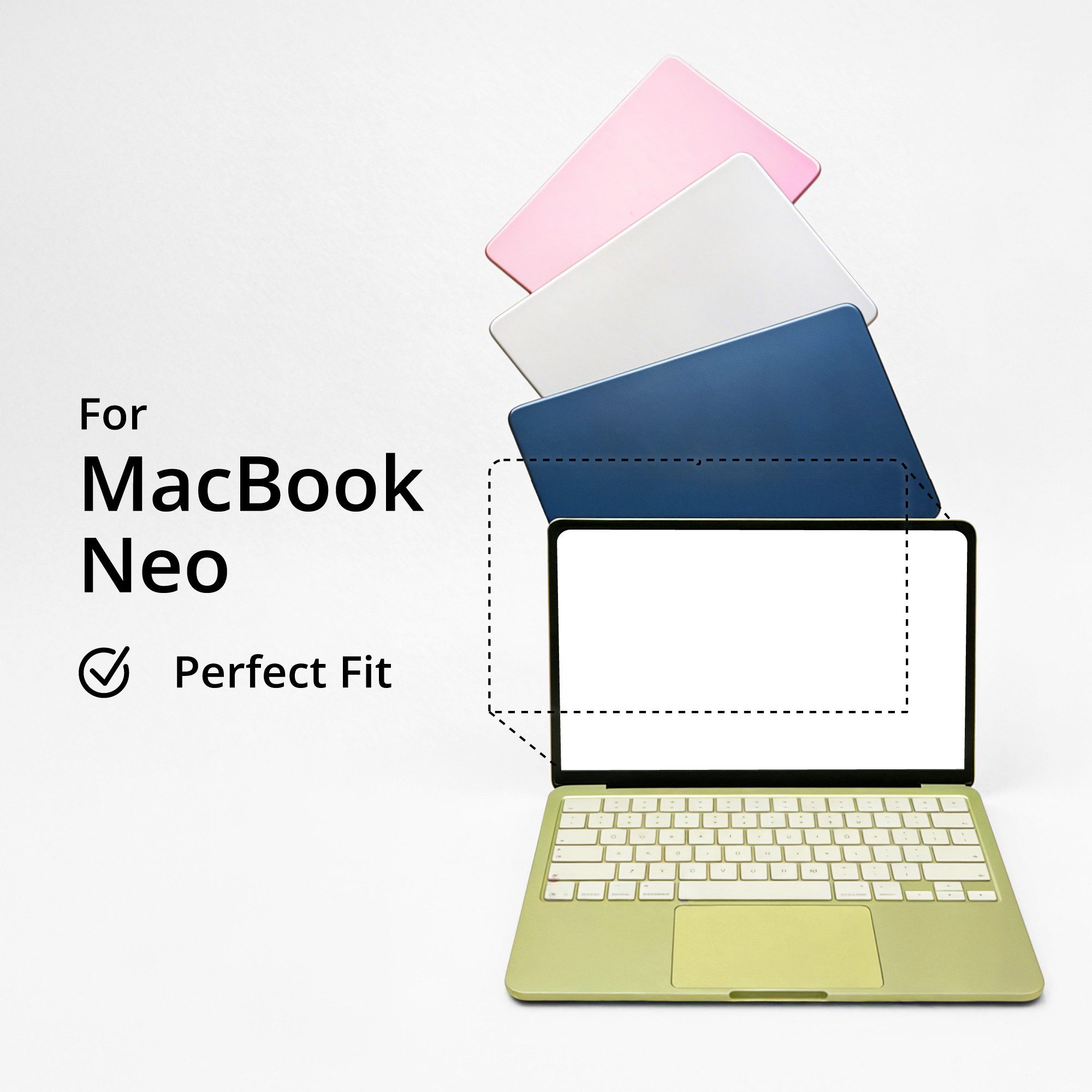 BROTECT Displayschutzfolie Schutzfolie für Apple MacBook Neo 13" 2026, 2 Stück, Displayschutz Schutz Folie Klar Transparent