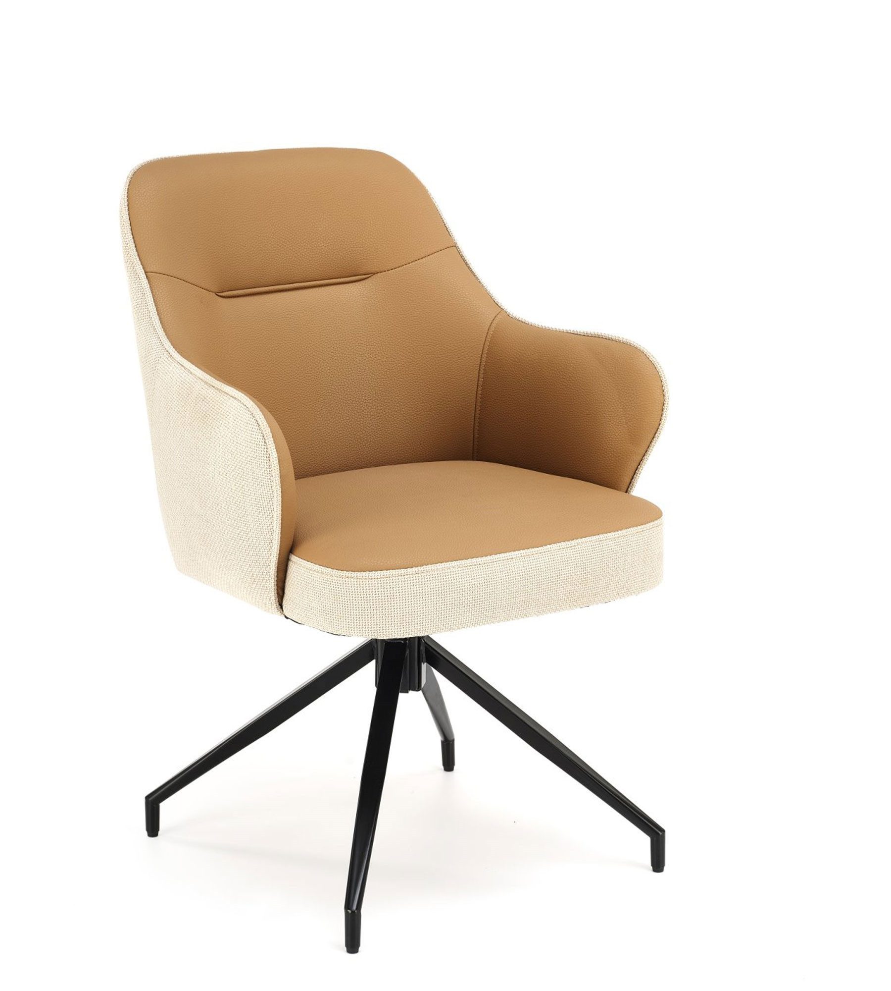 Esszimmerstuhl Design Esszimmerstuhl STH-888 Kunstleder Stoff 180 Grad drehbar Stuhl