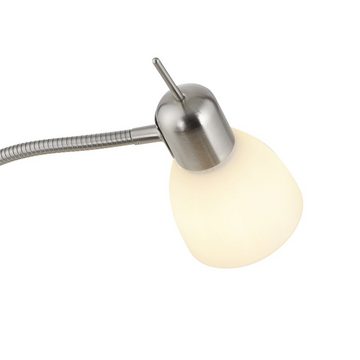 JUST LIGHT Stehlampe LED Stehleuchte KARO E14, 1xE14/40W, mit Kippschalter, Wohnzimmer Büro Schlafzimmer Flur