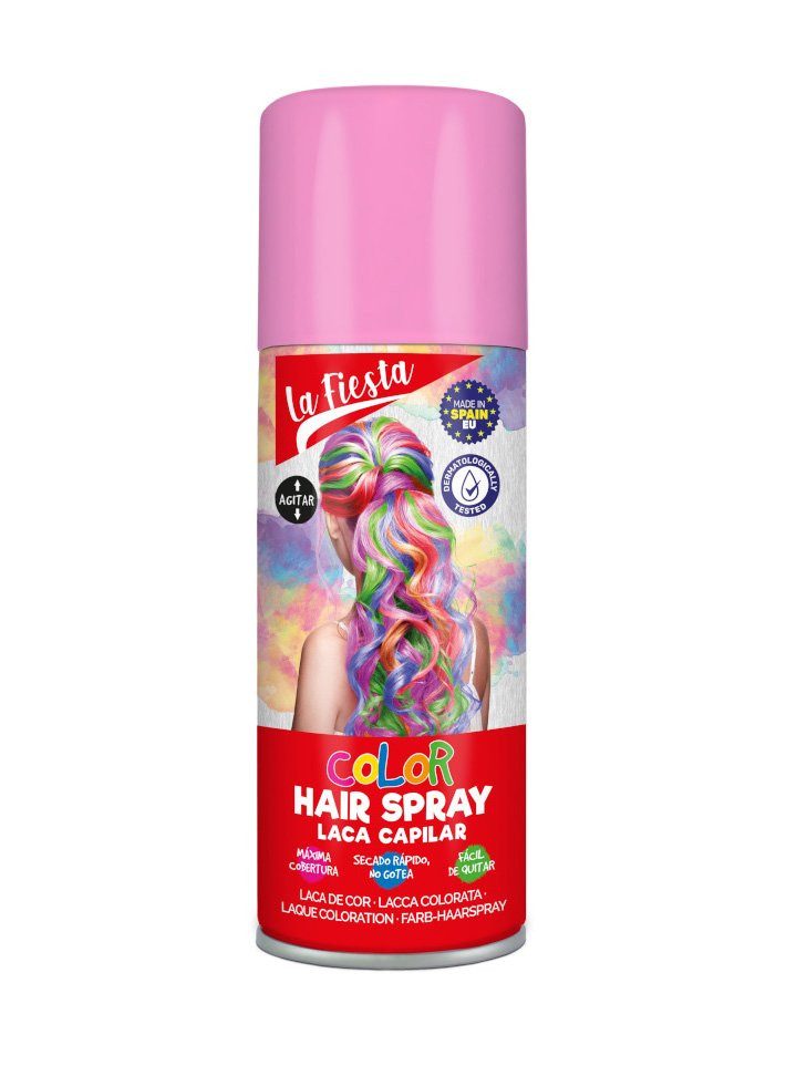 Metamorph Theaterschminke Haarspray - Haarfarbe pink - Karneval Fasching, Farbe in die Haare sprühen & fertig!