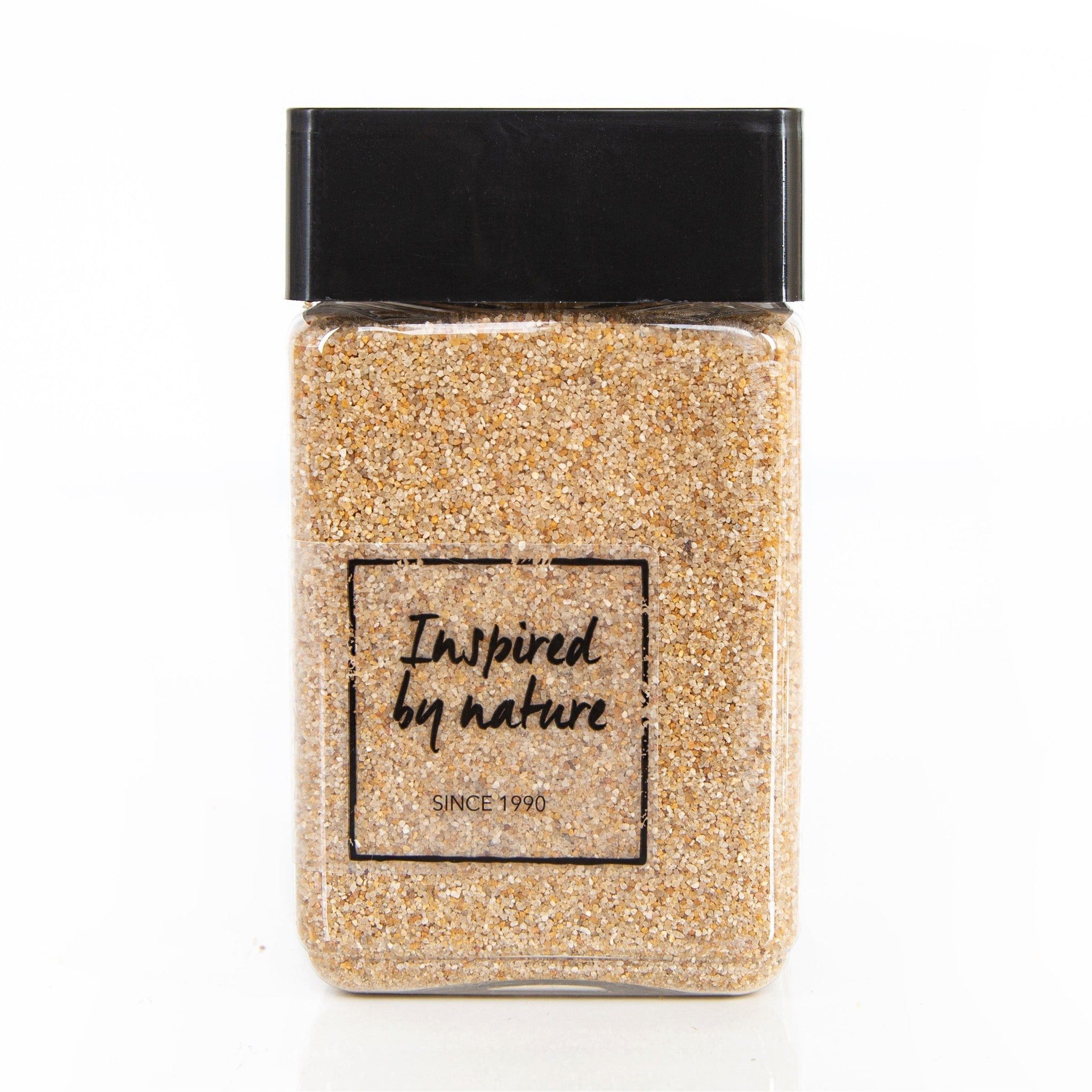 Logbuch-Verlag Dekofigur 600 gr Dekosand Creme beige grobkörnig 0,5 mm Gran günstig online kaufen