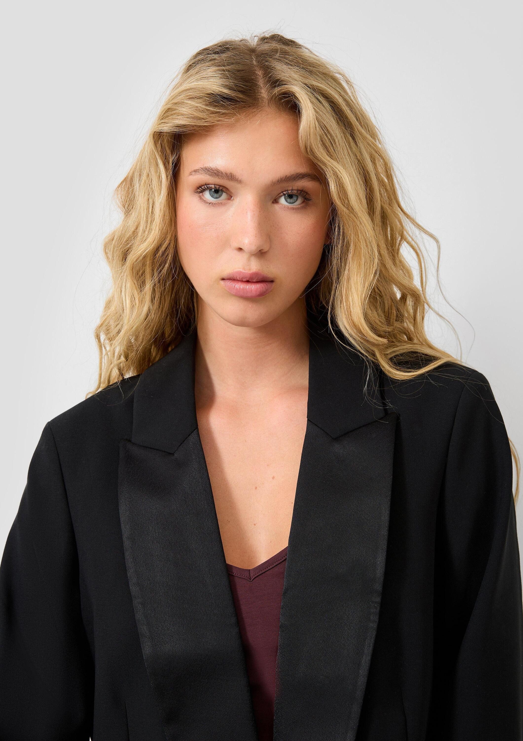 QS Jackenblazer Indoor-Blazer QS x Vanessa Mai, Kurzblazer – Bild 4 von 5