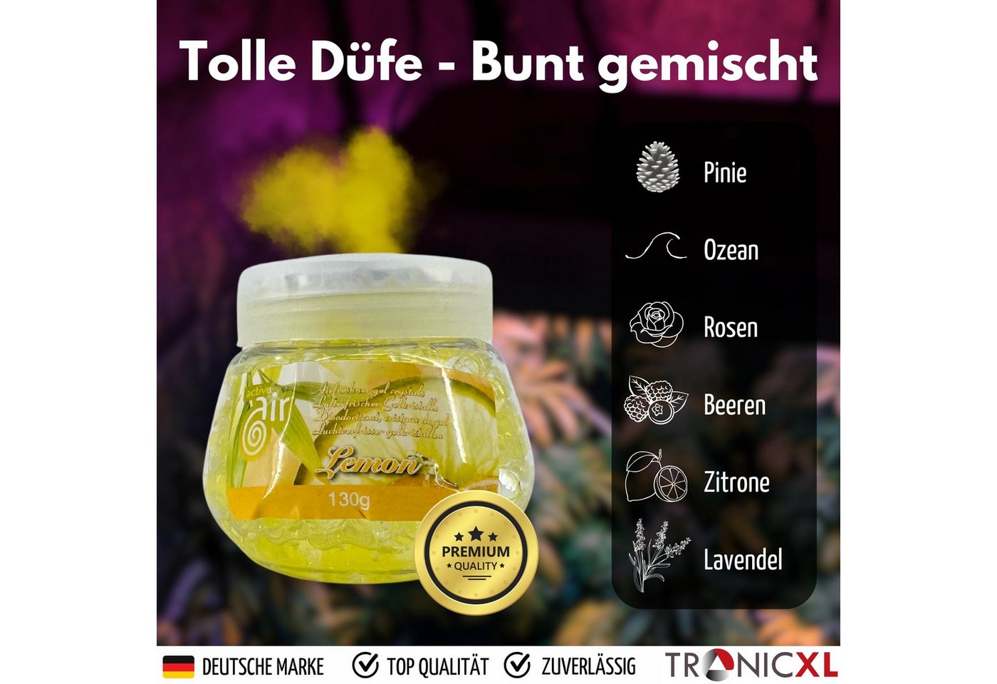 Thumbnail - TronicXL Gewächshaus-Stützelement 12 Grow Lufterfrischer Raumduft Zubehör für Growbox Geruch überdecken, 12-St., für Gro...