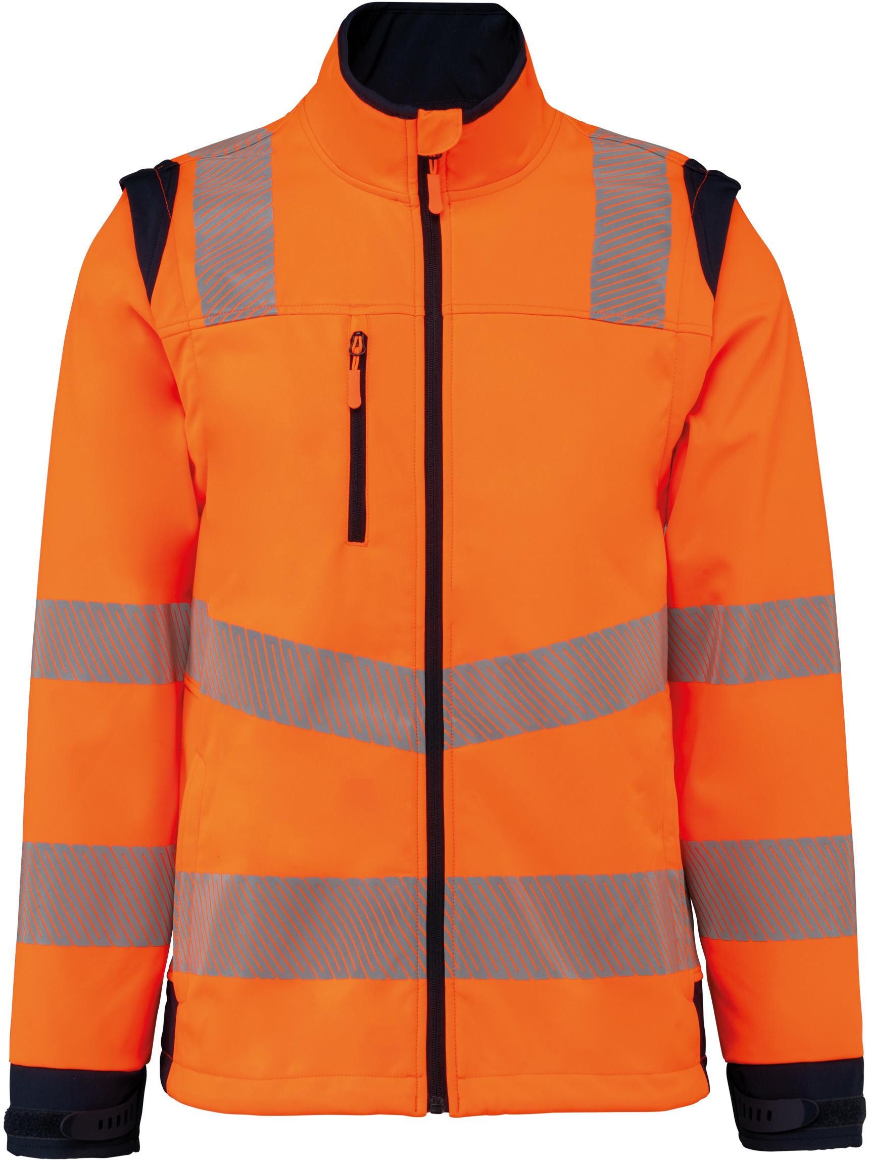 WK. Designed To Work Warnweste Recycelte Safety Softshell-Jacke mit abnehmb günstig online kaufen