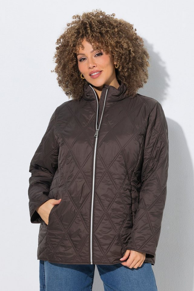 Ulla Popken Steppjacke HYPRAR Steppjacke wasserabweisend Stehkragen