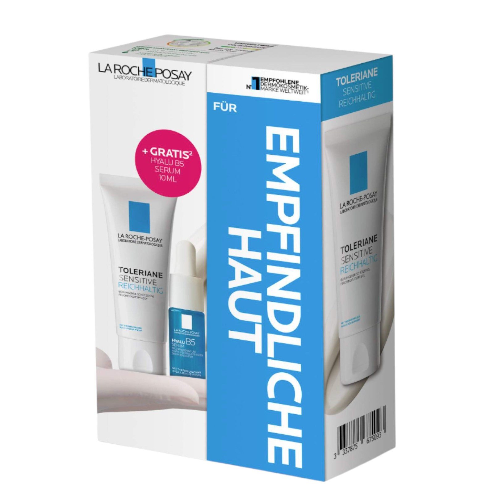 La Roche-Posay Gesichtspflege-Set La Roche-Posay Toleriane Sensitive + Hyalu B5 Set, 2-tlg.