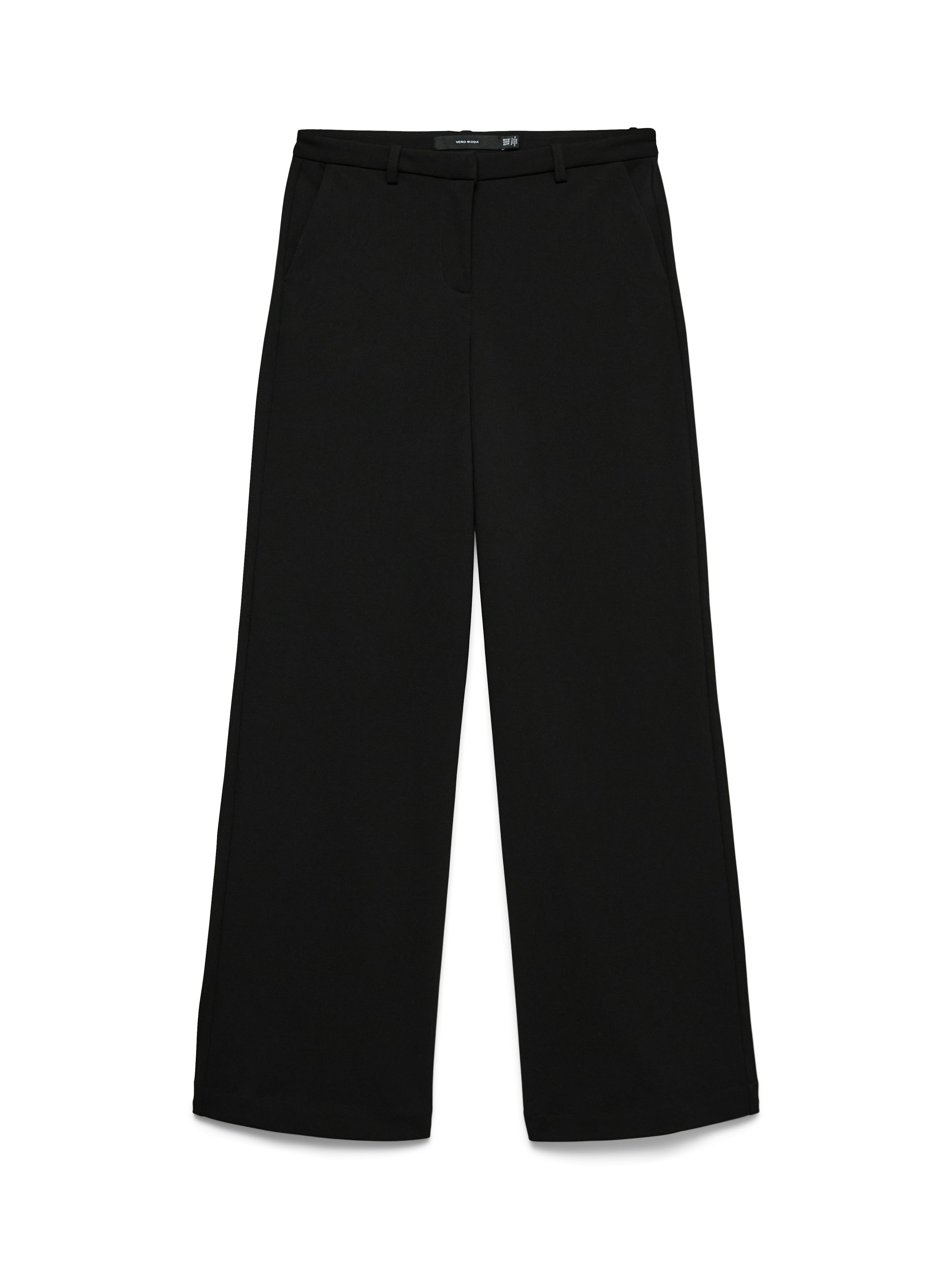 Vero Moda Anzughose VMZAMIRA MW WIDE PANT NOOS Materialmix, wide fit, regular waist