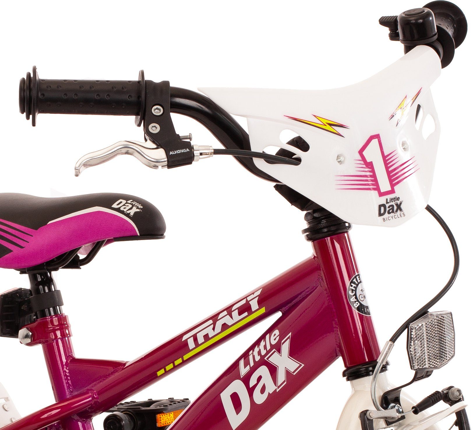 1 Bachtenkirch "Little-Dax Kinderfahrrad Gang - TRACY", fuchsia/pink/weiß, Kinderfahrrad