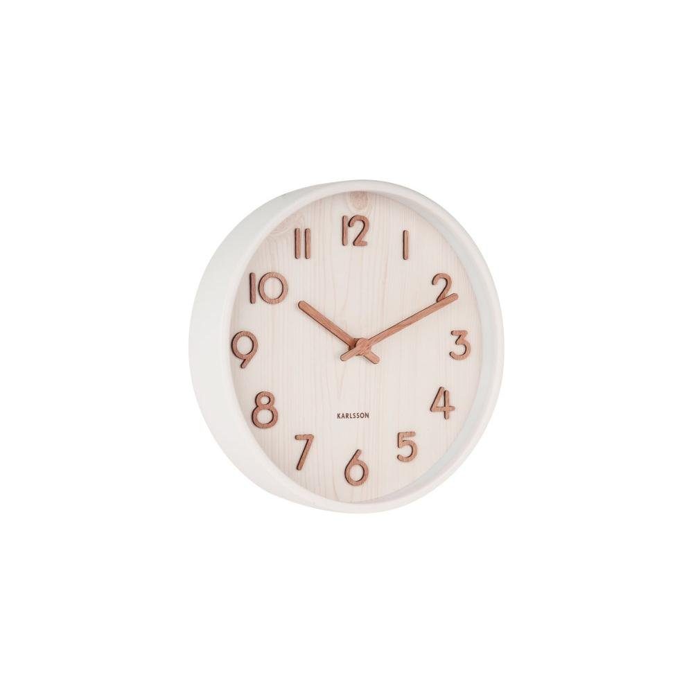Karlsson Uhr Wanduhr Pure Weiß (S)