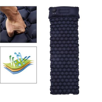 Clanmacy Isomatte Isomatte, 192*60*6cm Schlafmatte Camping Aufblasbare Drücken Schlafmatte, Ultraleichte Luftmatratze Isomatte für Wanderungen Strand Outdoor Zelt, wasserdichte, Ideales Camping Zubehör Einzelne Größe