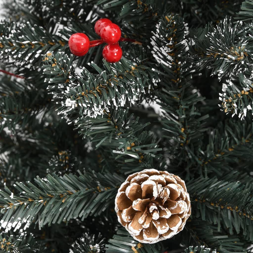 furnicato Künstlicher Weihnachtsbaum 120 cm mit Grün PVC Ständer