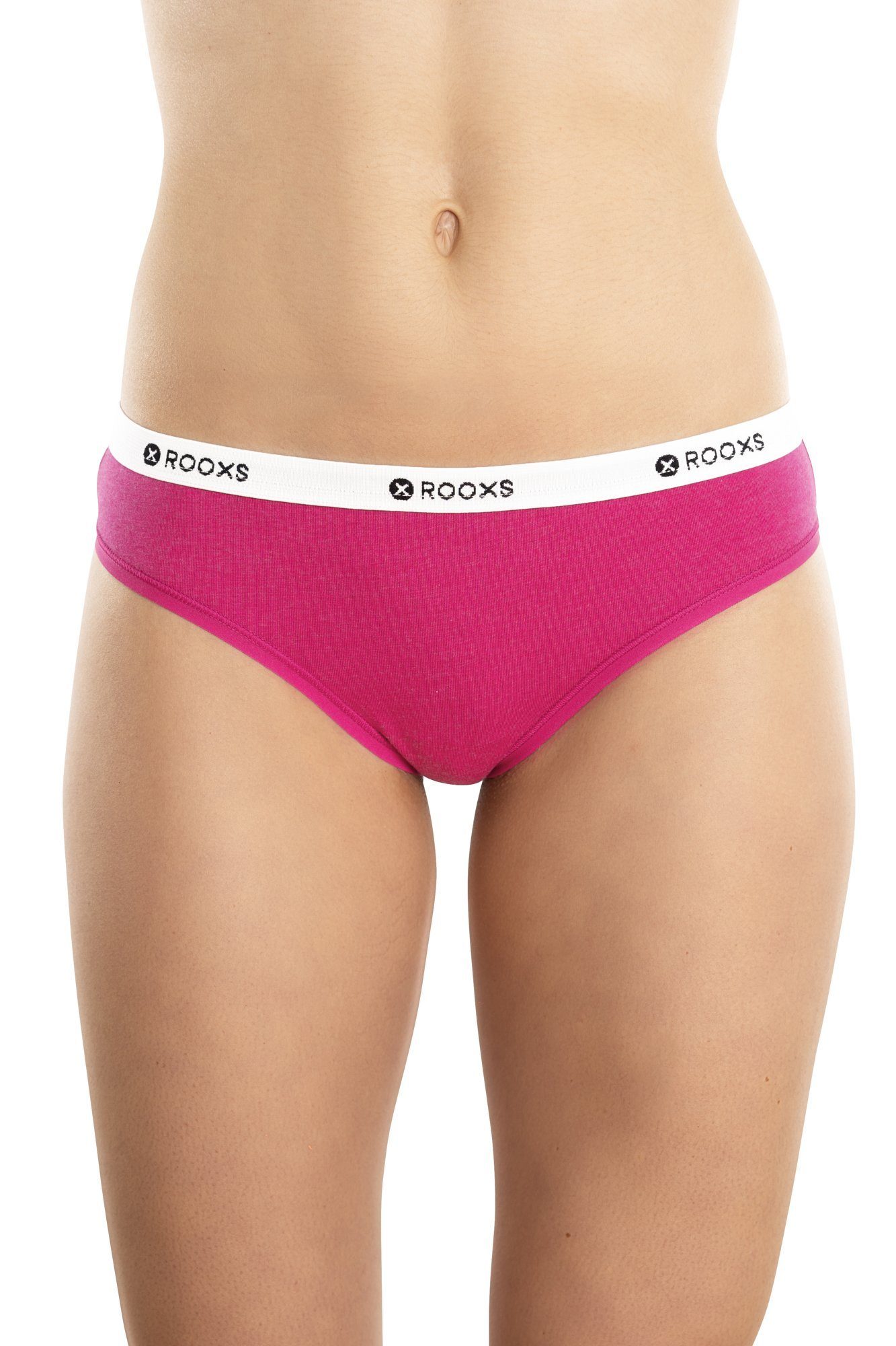 ROOXS Tanga Unterwäsche Damen String Unterhosen (3-St) Baumwolle Tanga
