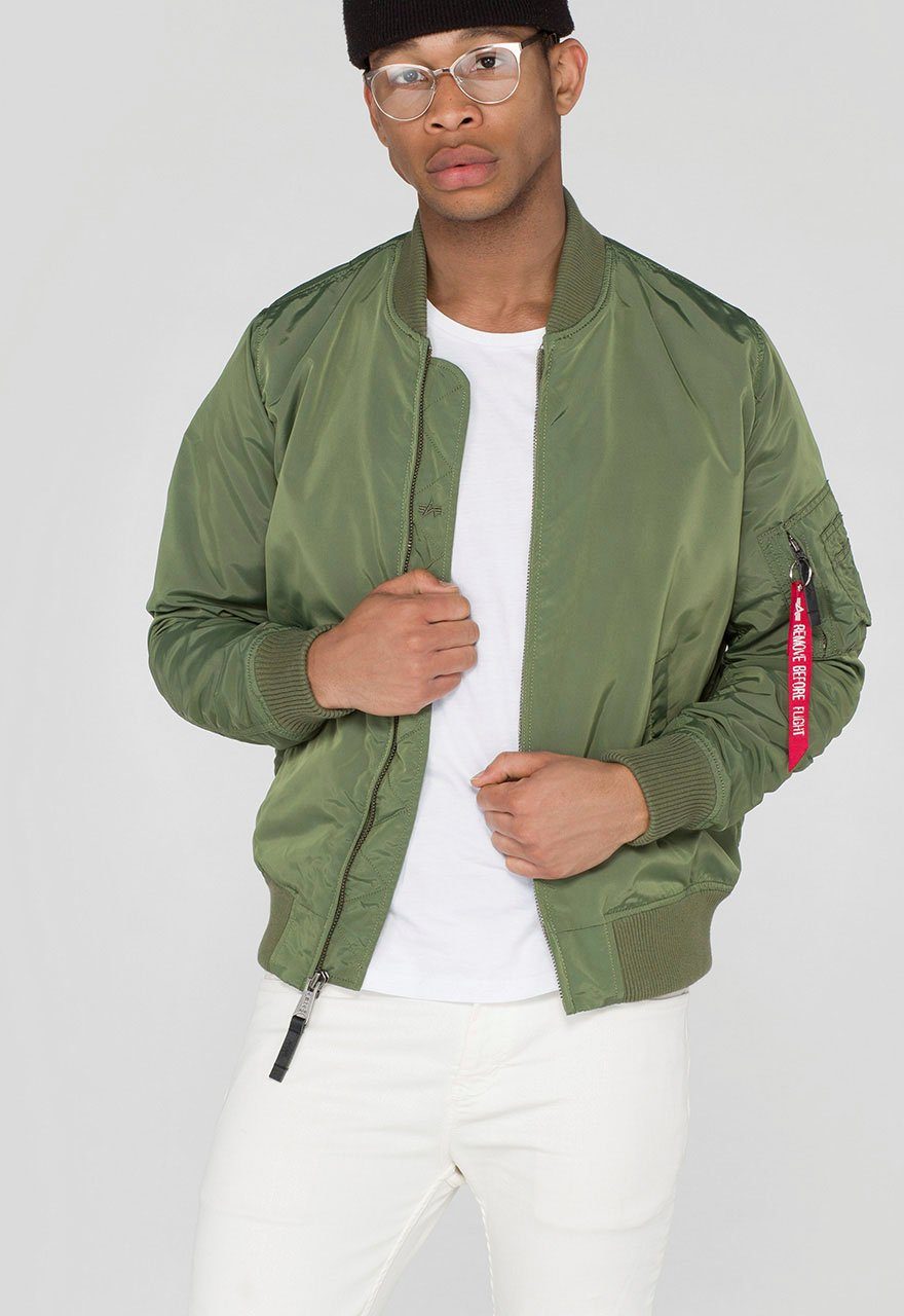 green MA-1 Alpha Industries Bomberjacke TT sage