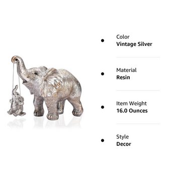 HYTIREBY Skulptur Elefantenstatue. Elefanten-Dekor bringt Glück, Gesundheit und Stärke. (1 St), Elefantengeschenke für Frauen, Muttergeschenke.