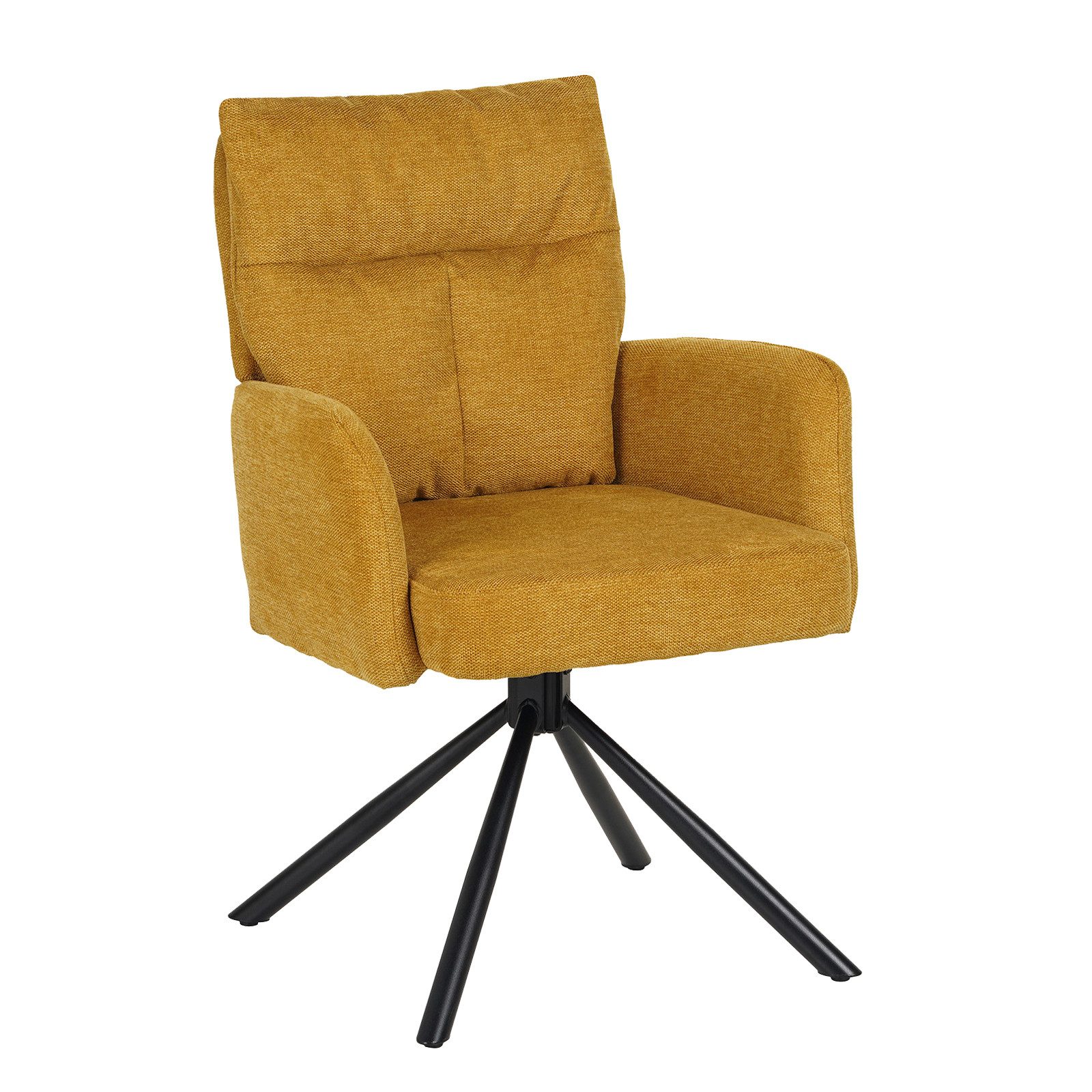 HTI-Living Drehstuhl Drehstuhl Kyra Gelb (Stück, 1 St), Esszimmerstuhl Schr günstig online kaufen