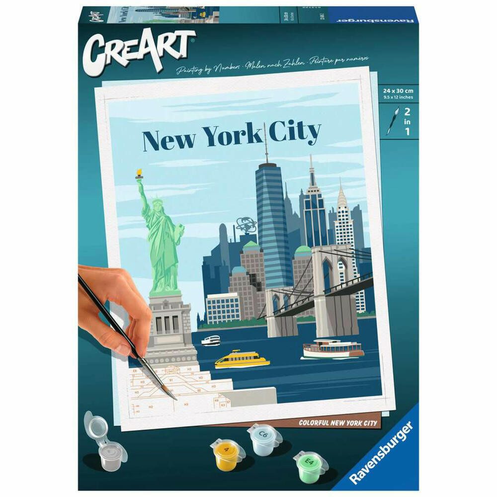 Ravensburger Malen nach Zahlen CreArt Colorful New York City
