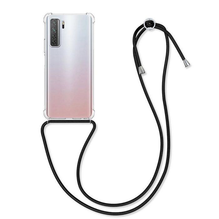 kwmobile Handyhülle Necklace Case für Huawei P40 Lite 5G Hülle Silikon mit Handykette - Band Handyhülle