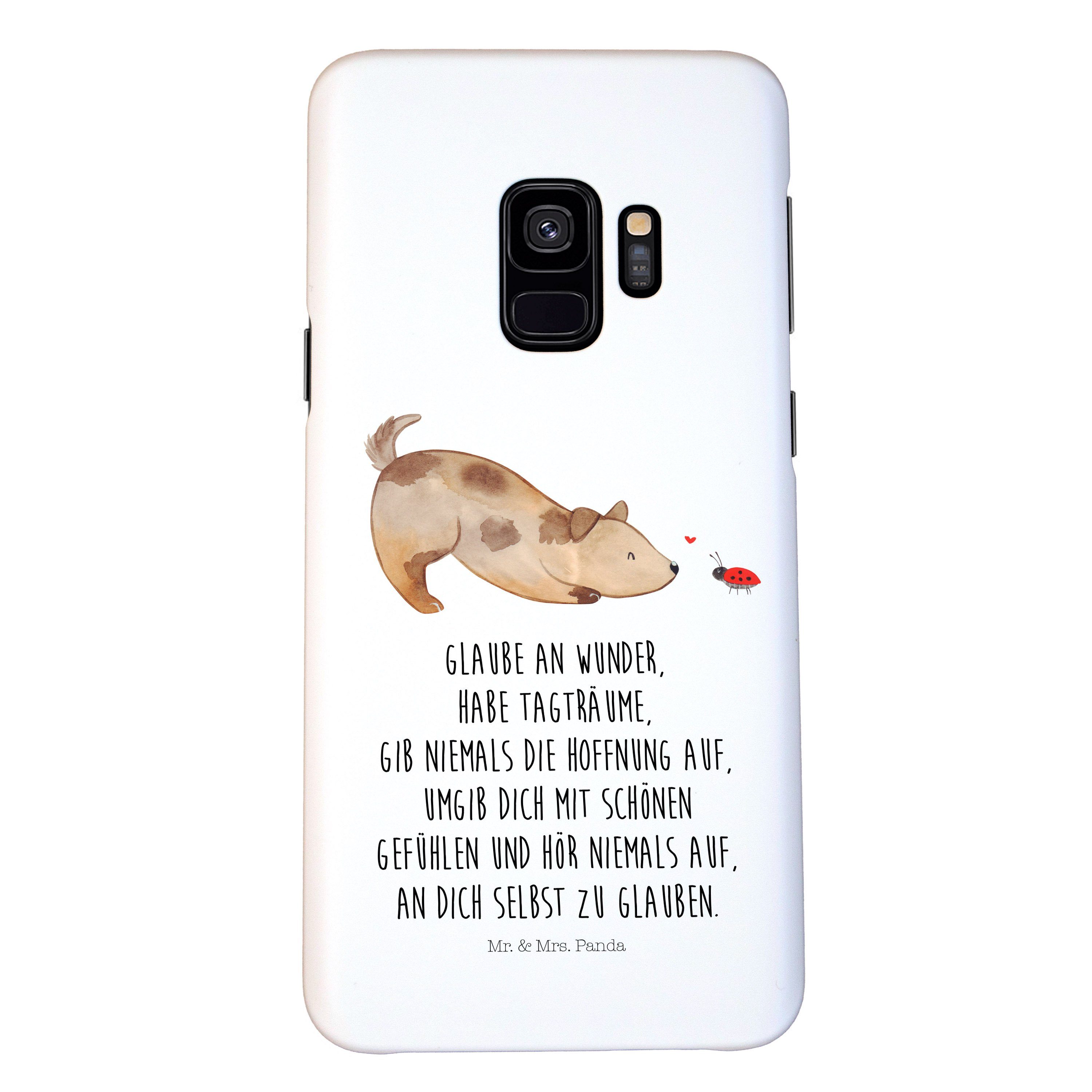 Mr. & Mrs. Panda Handyhülle »Hund Marienkäfer - Weiß - Samsung Galaxy S9,  Handy Case, Handycover, Handyhülle, Smartphone Hülle« Samsung Galaxy S9  Handyhülle online kaufen | OTTO