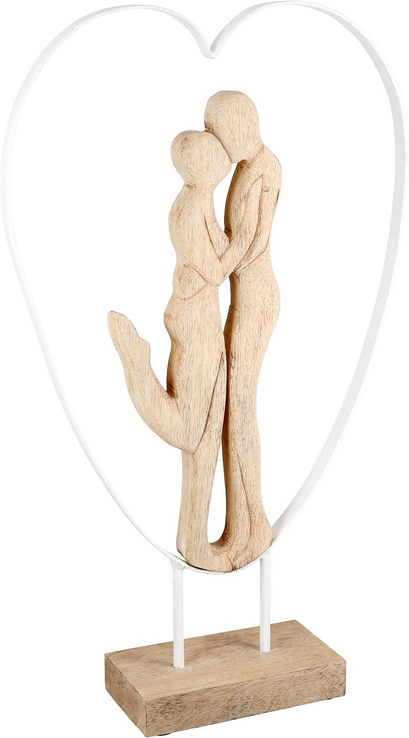 GILDE Skulptur Skulptur Herz Frisch verliebt