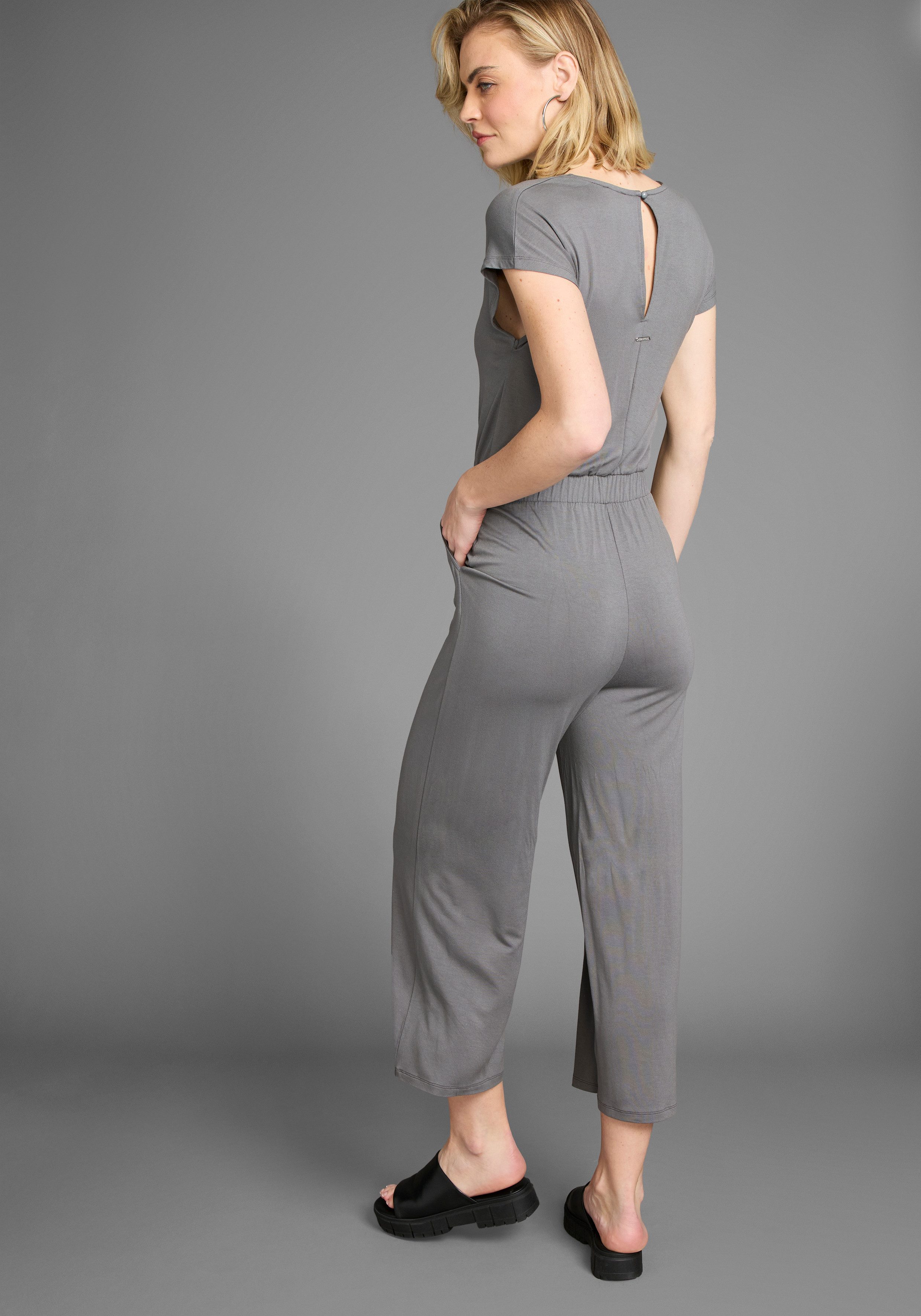 Laura Scott Jumpsuit aus elastischem Jersey günstig online kaufen