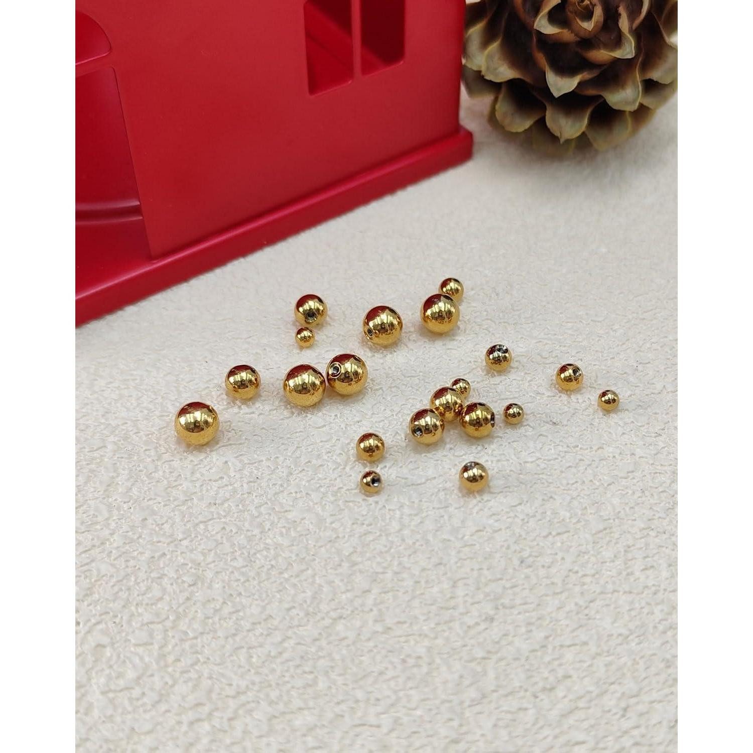 Gojewen Piercing-Set 20stk Silber Piercing Kugeln 3/4/5/6mm Schraubkugel Edelstahl 14G