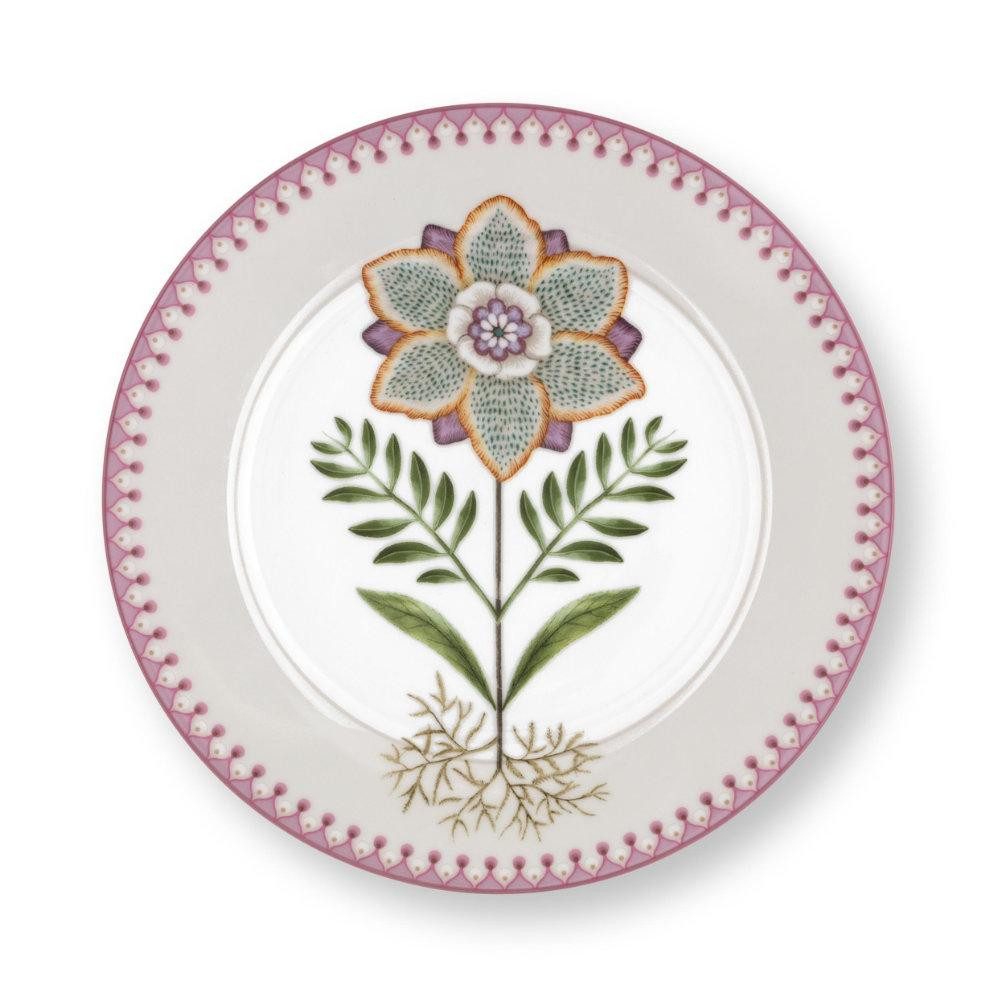 PiP Studio Geschirr-Set Frühstück-Set Lily & Lotus Lila (3-teilig)