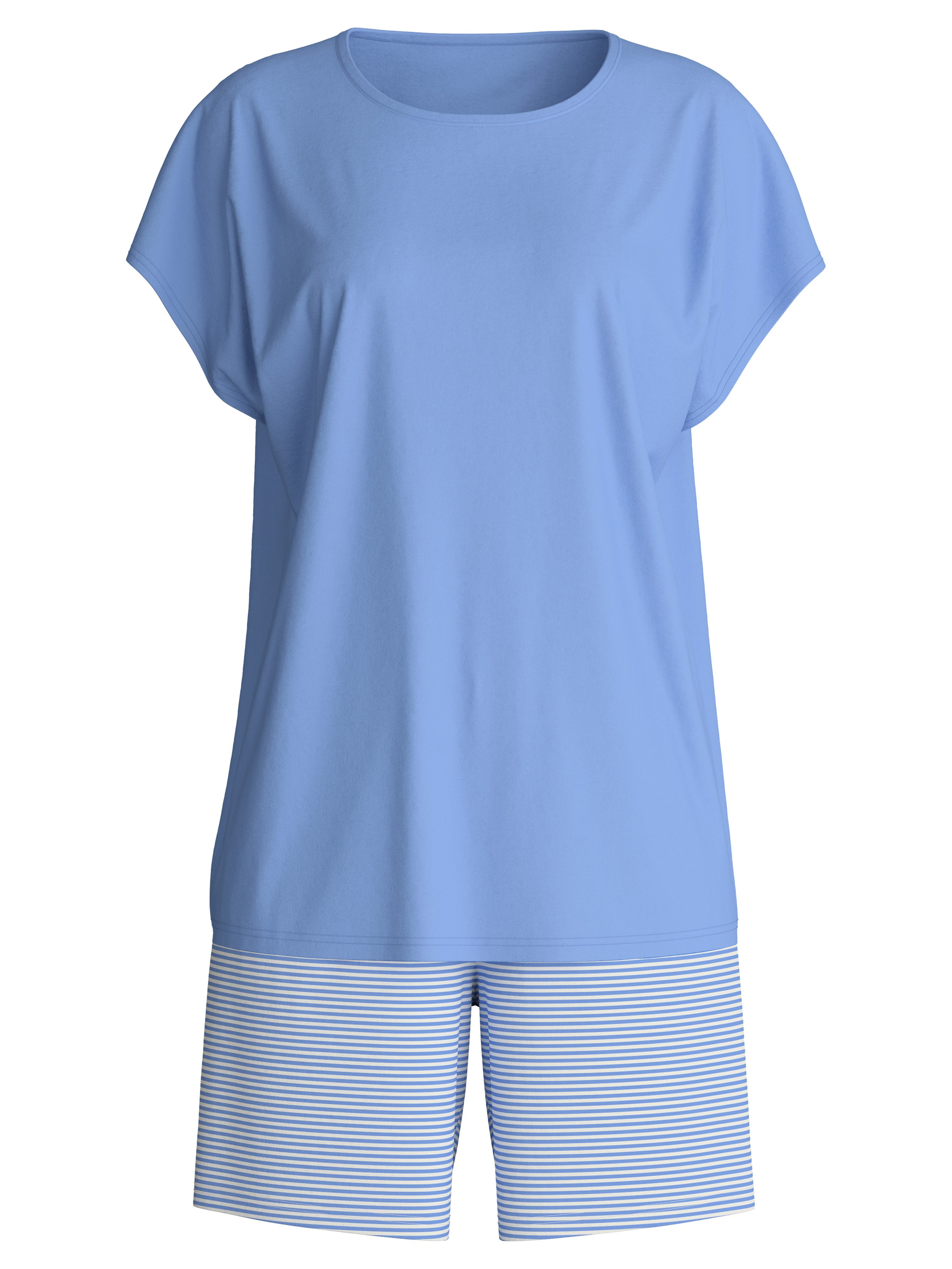 CALIDA Shorty Lovely Nights (2 tlg) Rundhalsausschnitt, Baumwolle, kurzärme günstig online kaufen