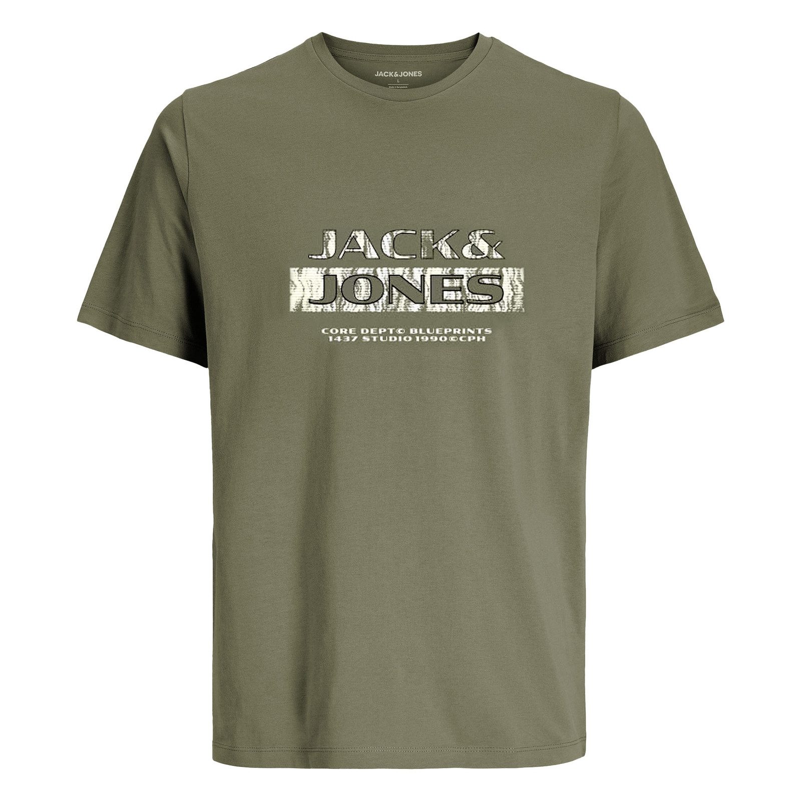 Jack & Jones T-Shirt 3er Pack JCOSTANCE Text Tee SS Crew Neck mit Print auf der Vorderseite – Bild 3 von 4