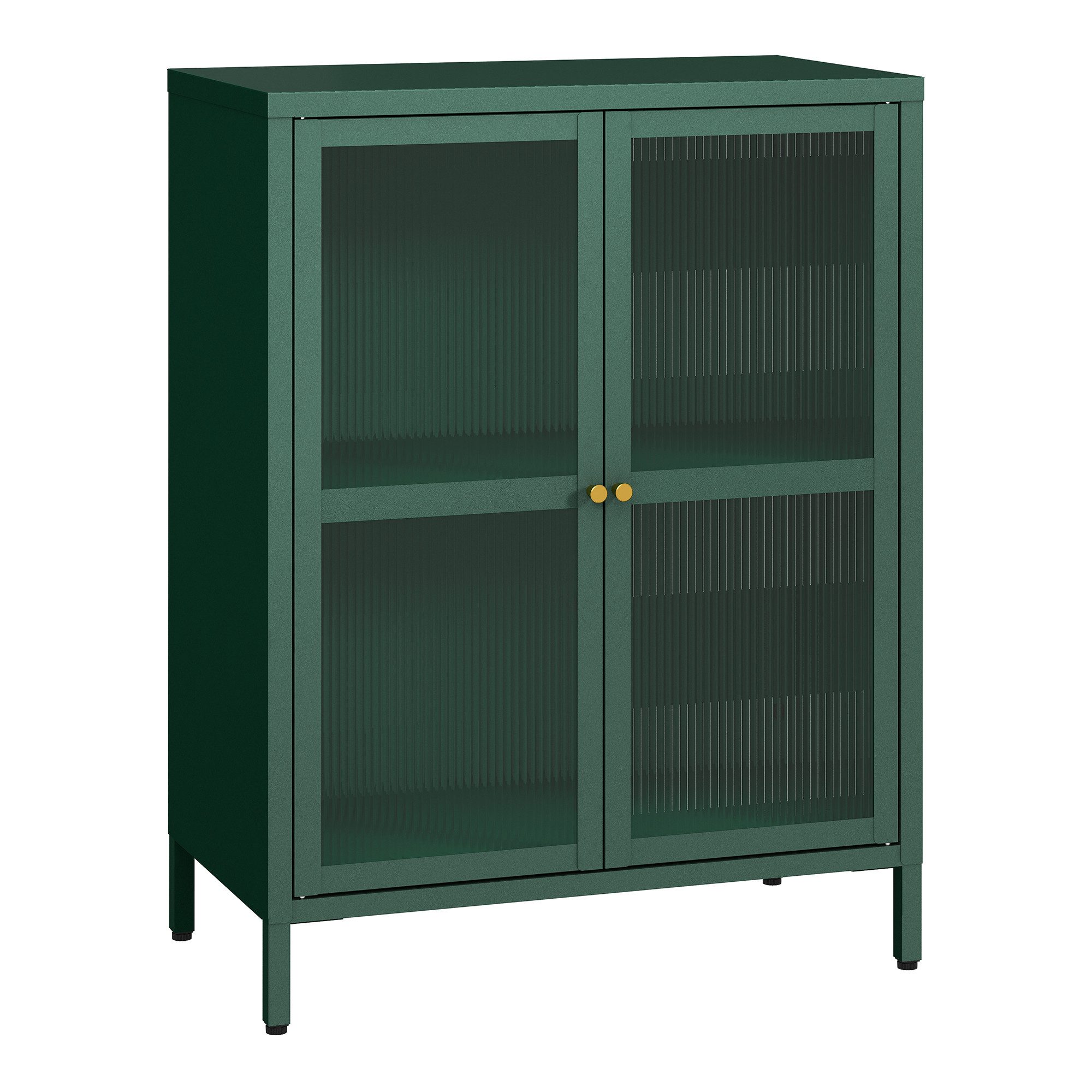 en.casa Sideboard, »Säkylä« Stahl mit 2 günstig online kaufen