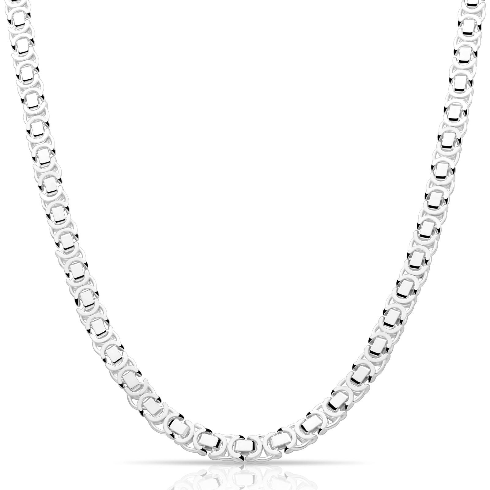 Königskette Etruskerkette 5 mm 925er Sterling Silber Massiv