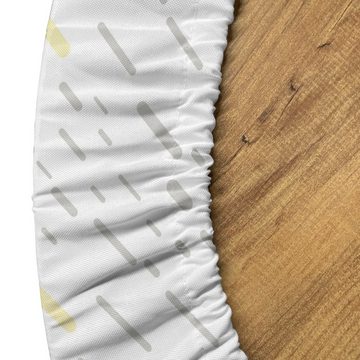 Abakuhaus Tischdecke Rundum-elastische Stofftischdecke, Pastell Neutral Geometrische Streifen