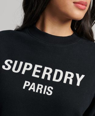 Superdry Sweater SPORT LUXE LOOSE CREW SWEAT Black