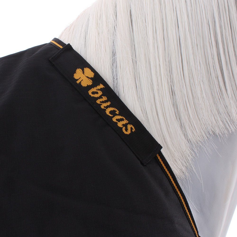 Bucas Pferde-Thermodecke Bucas Irish Turnout Medium 150g Classic - black/gold