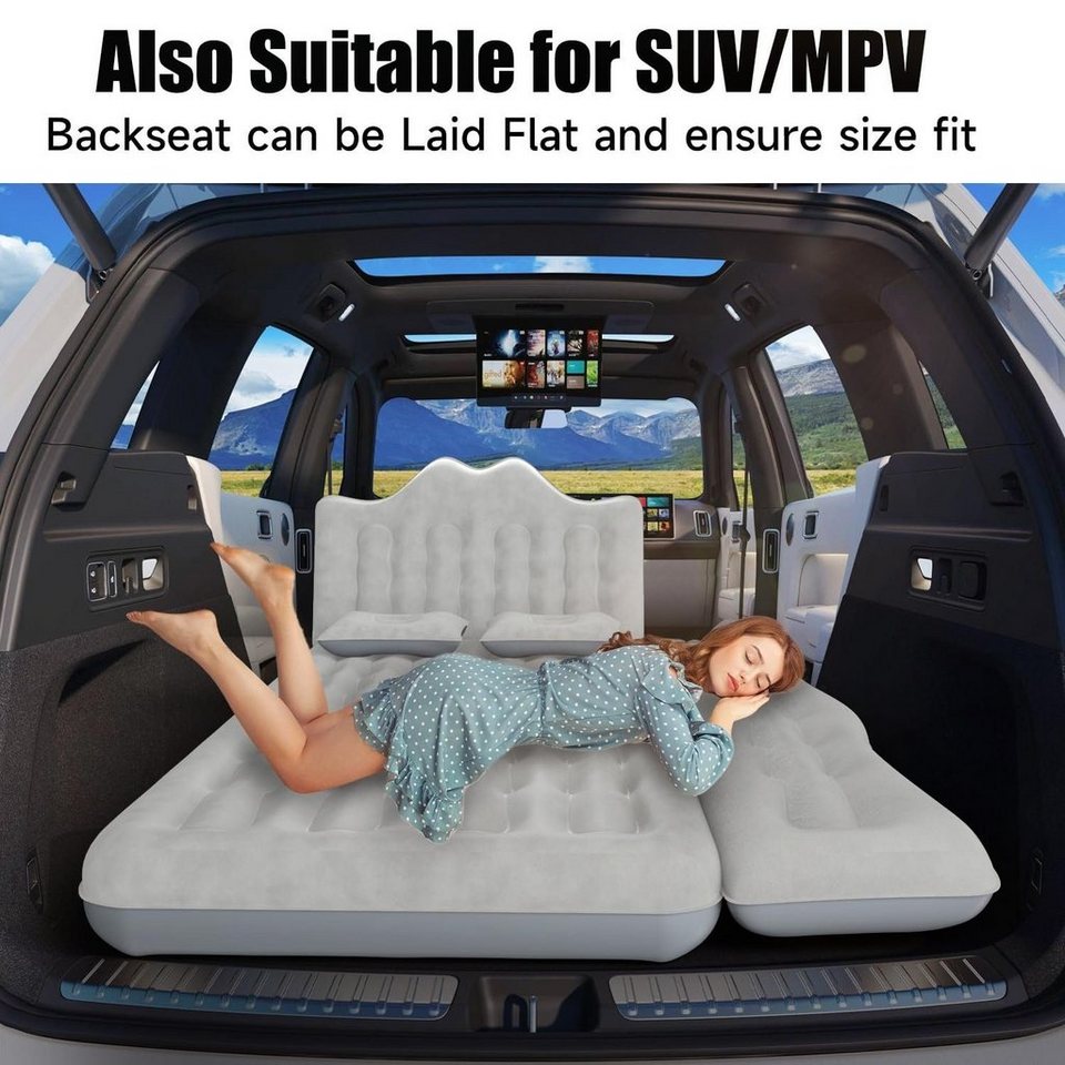 SOTOR Luftbett SUV-Kofferraummatratze, (Split Auto aufblasbare Bett  Reisebett Auto in der Matratze Auto SUV Kofferraum Matratze)