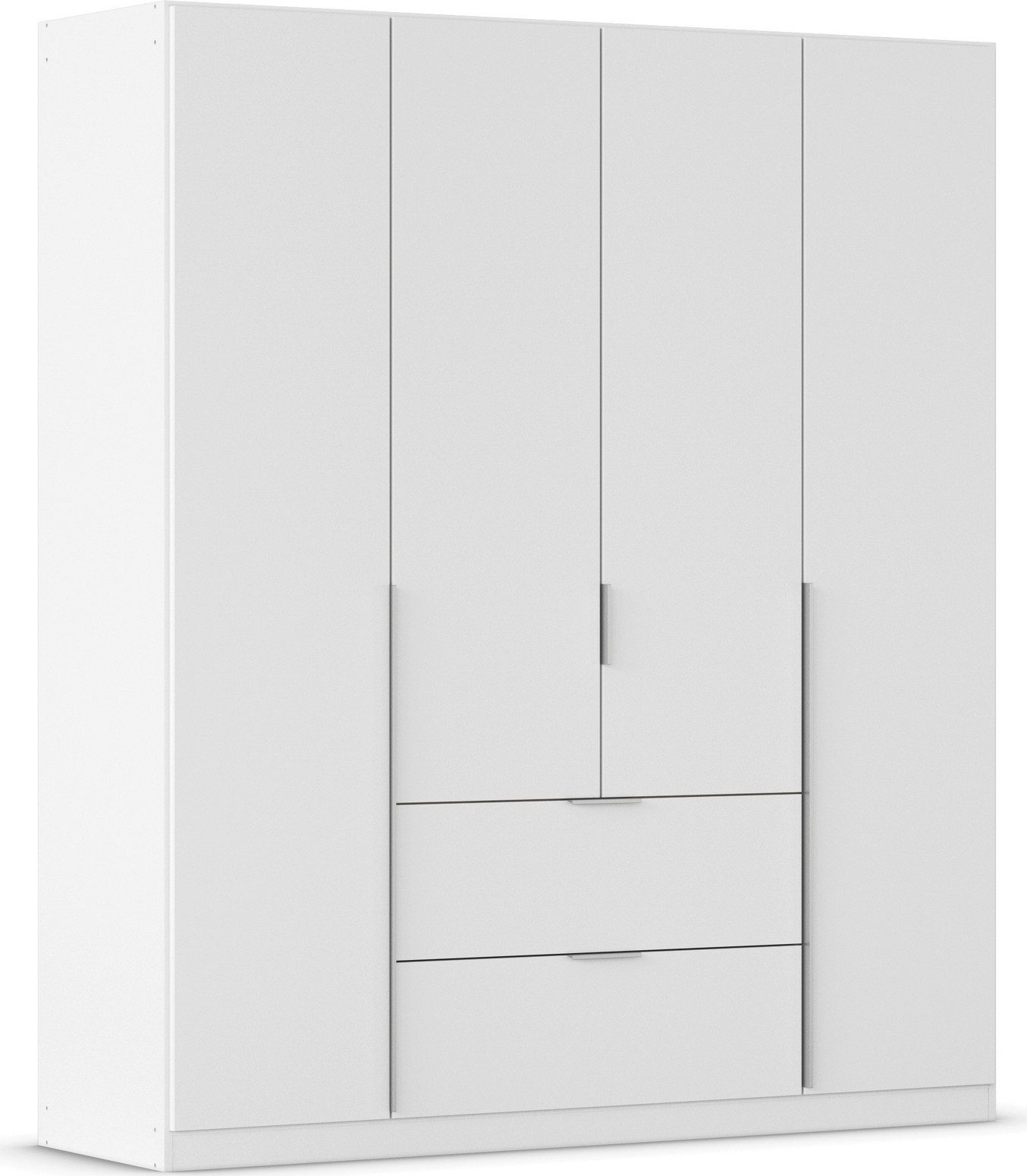 rauch Drehtürenschrank Kleiderschrank Schrank Garderobe AGORDO mit Dekor- oder Hochglanzfront (in zwei Griff-Farben, Breiten 91-360 cm) mit Außenschubkästen, in 7 Breiten und 2 Höhen MADE IN GERMANY