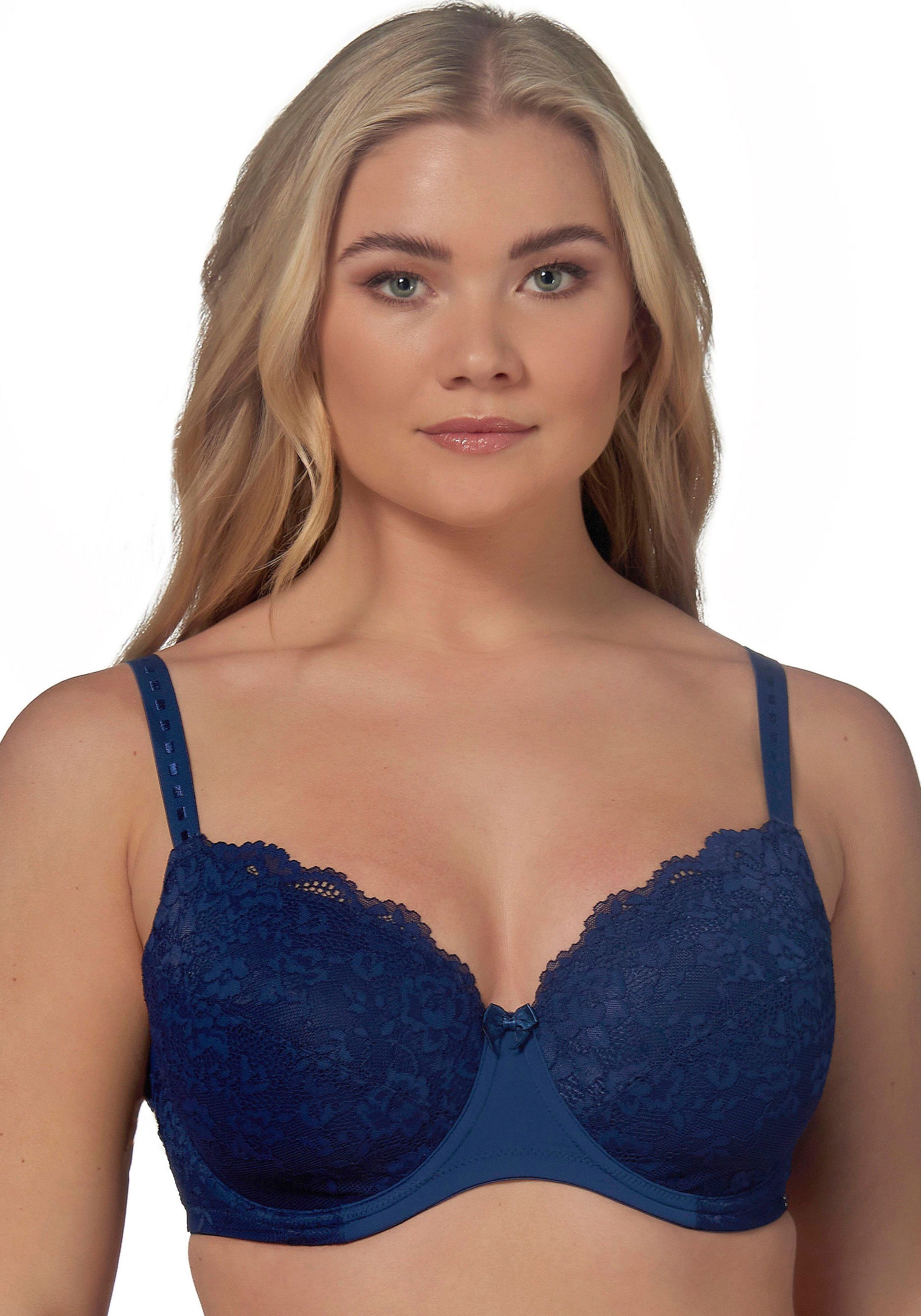 After Eden D-cup & up Fullcup-BH LOIS (1-tlg) Cup D-G, mit vorgeformten Cups dark blue