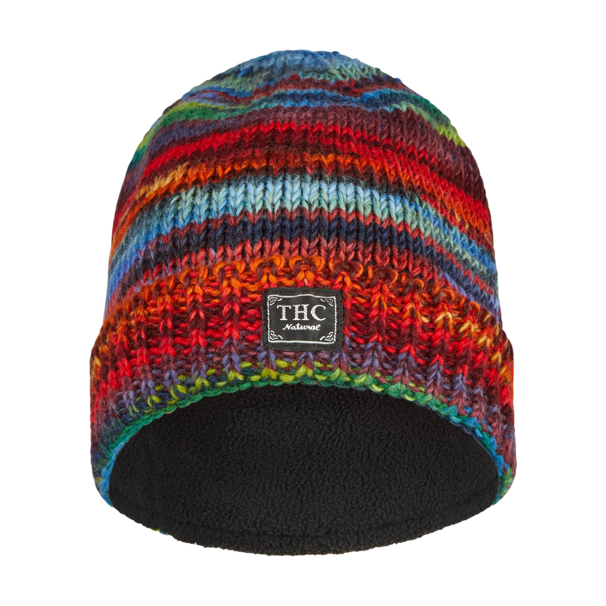 THC Natural Line Strickmütze THC Schafwoll Rollcap 727 (1 Stück, 1-St., 1 Stück) Innenfutter: Fleece