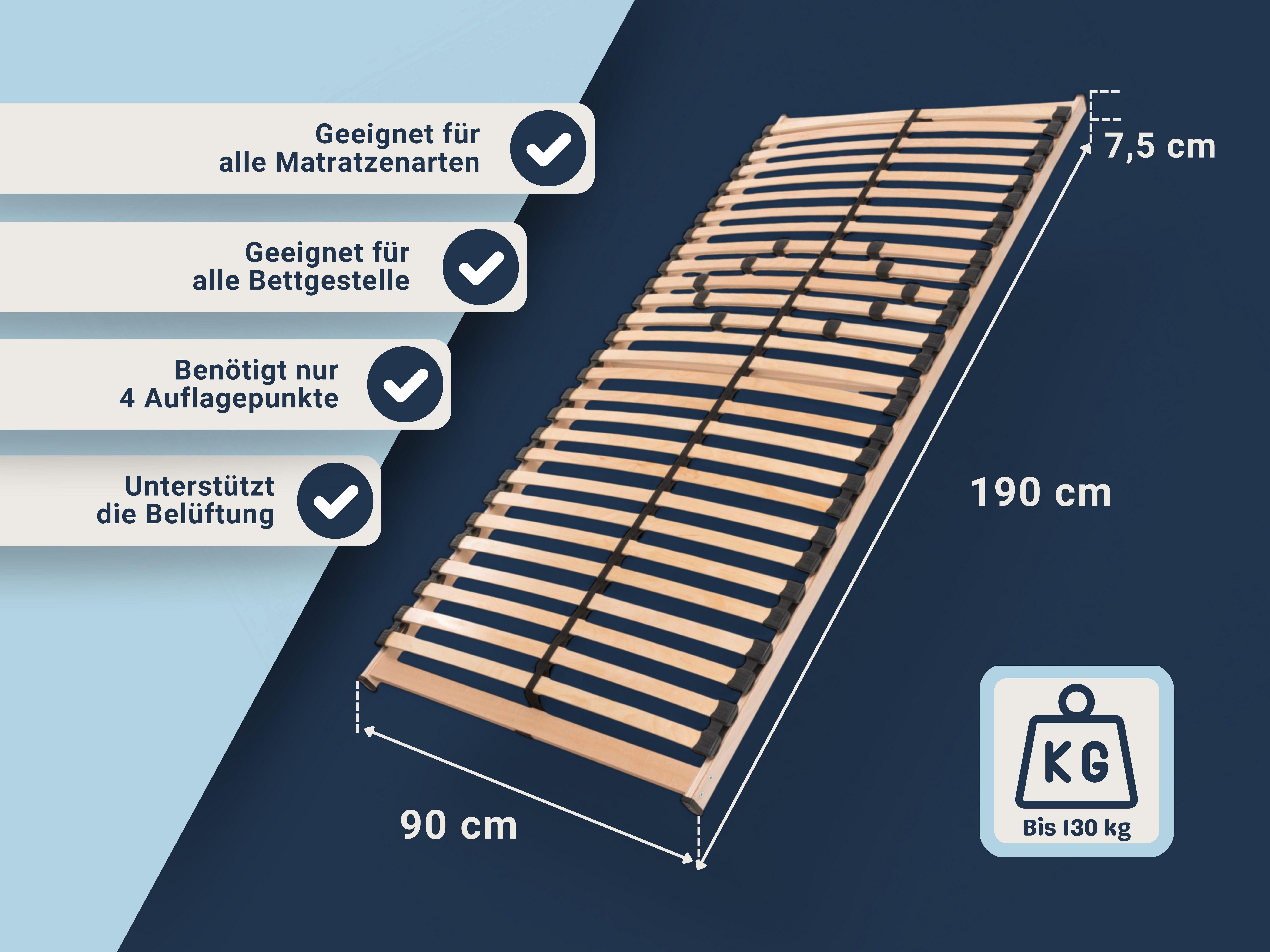 Lattenrost MAX 1 NV zur Selbstmontage, Betten-ABC, Kopfteil nicht verstellb günstig online kaufen