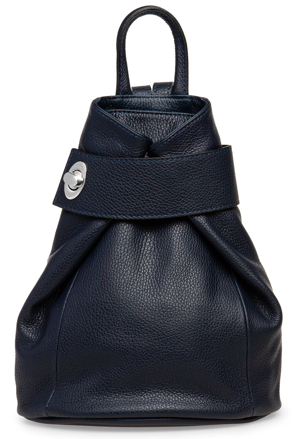 Caspar Cityrucksack Mittelgroßer Damen Rucksack aus Leder - CLASSIC LINE - Modell No.789