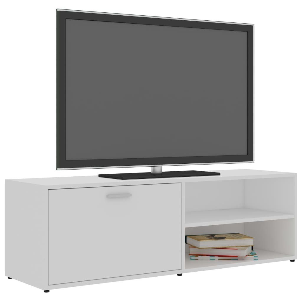cm (1-St) Holzwerkstoff vidaXL TV-Schrank TV-Schrank Weiß 120x34x37