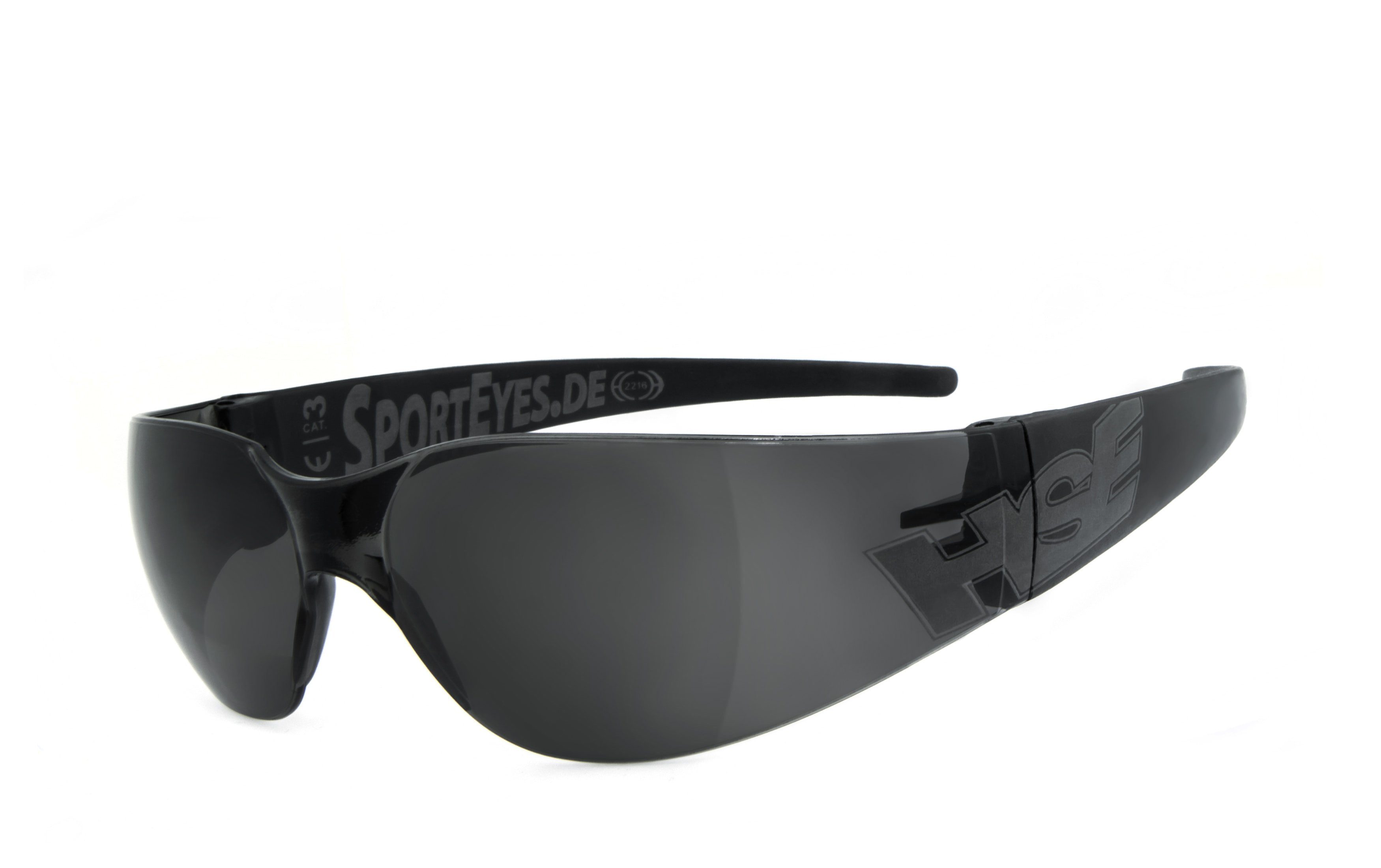 HSE - SportEyes Sportbrille SPRINTER 3.0, Steinschlagbeständig durch Kunststoff-Sicherheitsglas