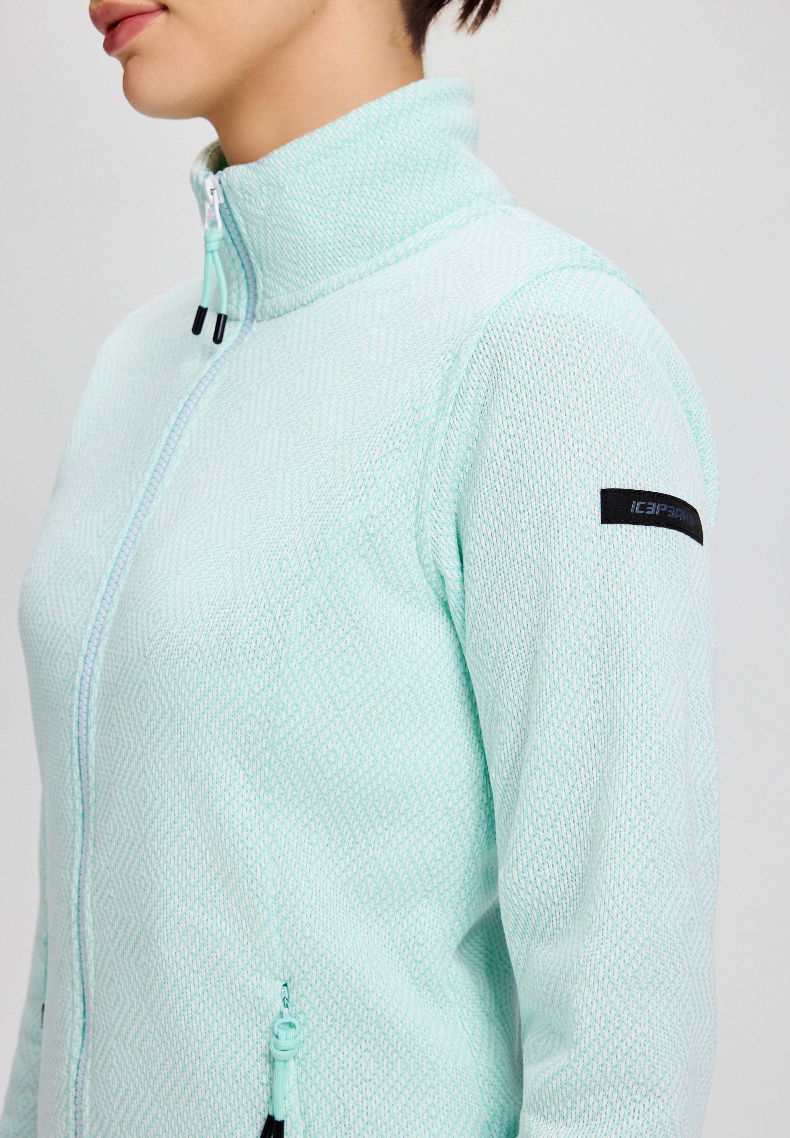 Icepeak Fleecejacke AIKES schnell trocknendes Material, aus Polyester – Bild 4 von 5