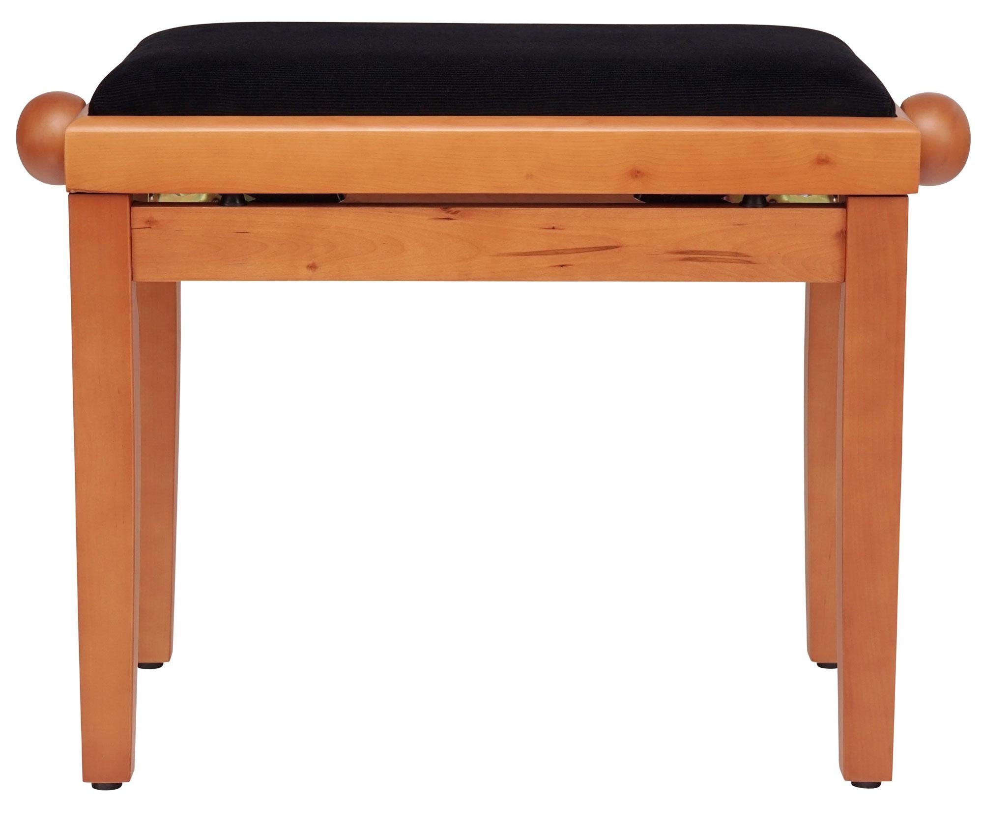 Classic Cantabile Klavierbank DP Pianobank - Höhenverstellbar von 47 bis 56 cm (Hochwertiger Sitzkomfort, 1-St., Sitzfläche 55 x 32 cm), Leichtgängige Spindelmechanik