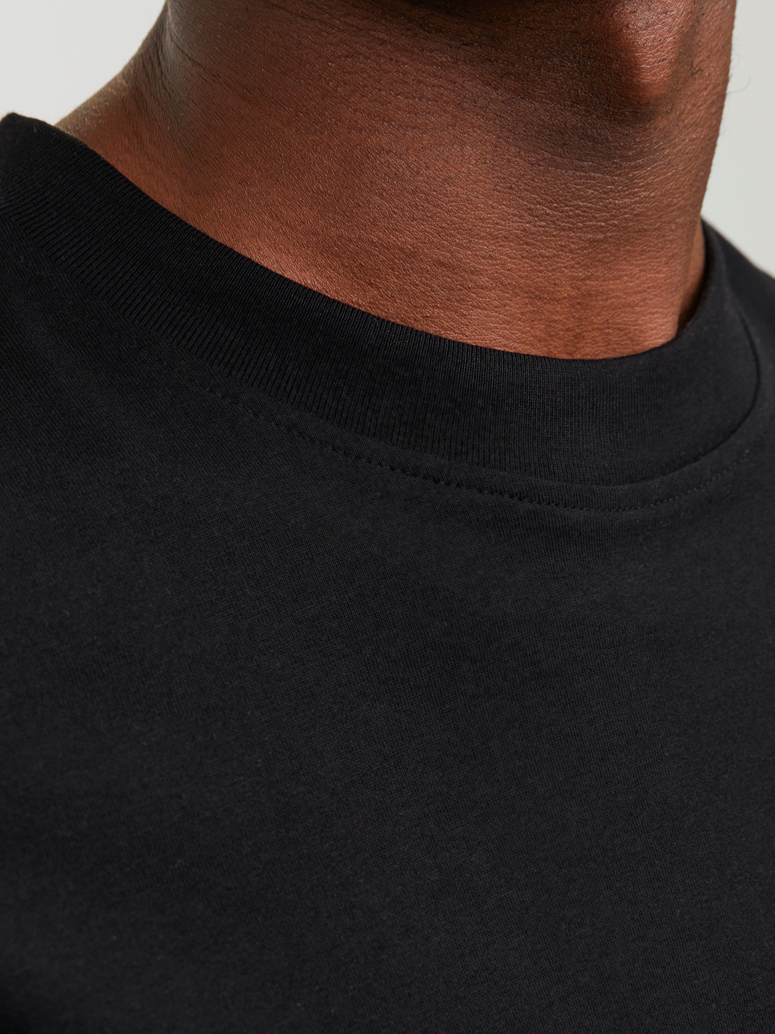 Jack & Jones Rundhalsshirt JJEBRADLEY TEE SS O-NECK 2PK MP NOOS (Packung, 2-tlg) Baumwolle, relaxed fit