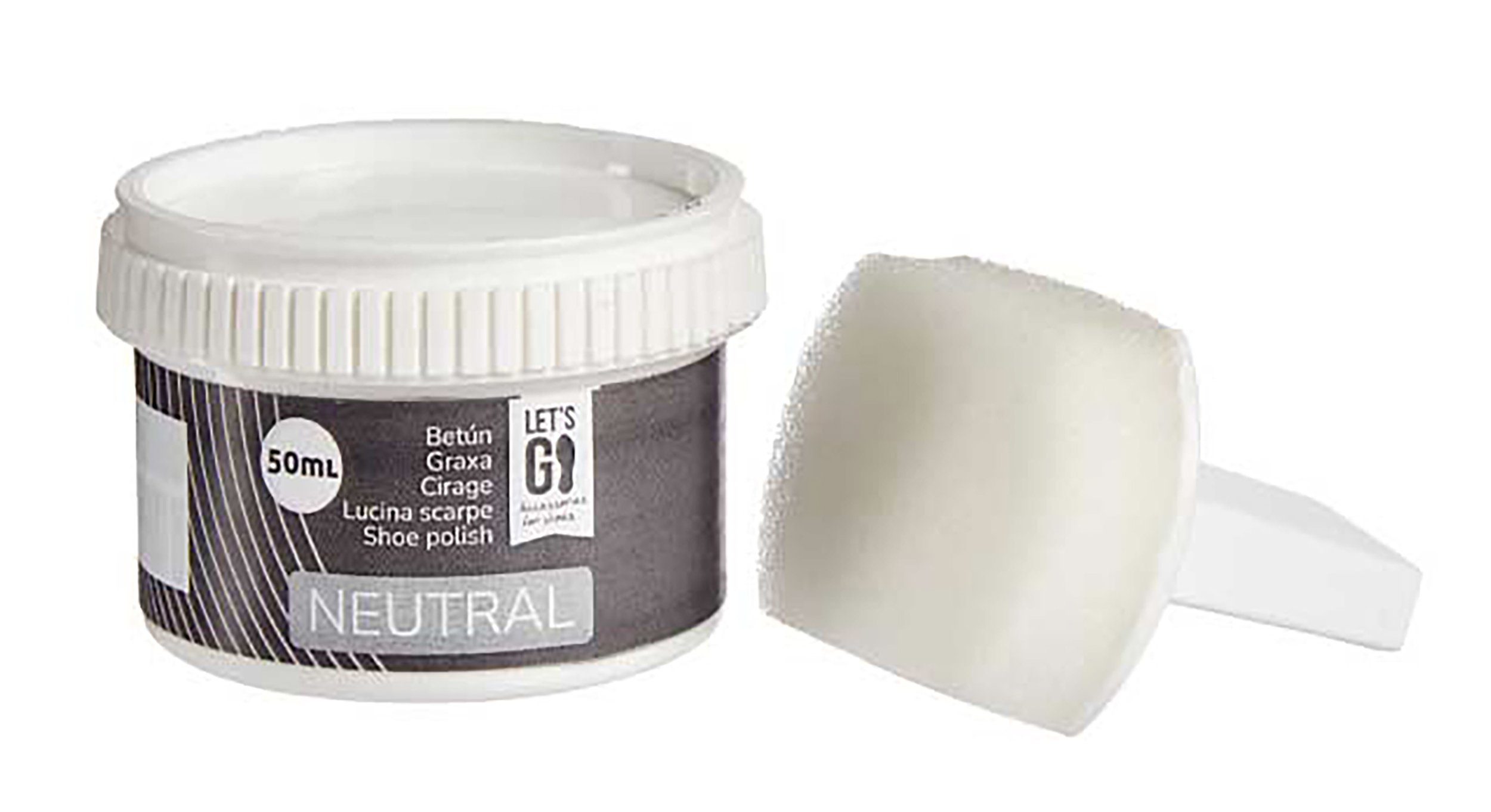 Thumbnail - Arte Regal SCHUHCREME 50ml mit Schwamm Schuhpolitur Schuhpflege (Neutral - 69) Schuhcreme, Schuhpflegecreme Schuhputz Sc...