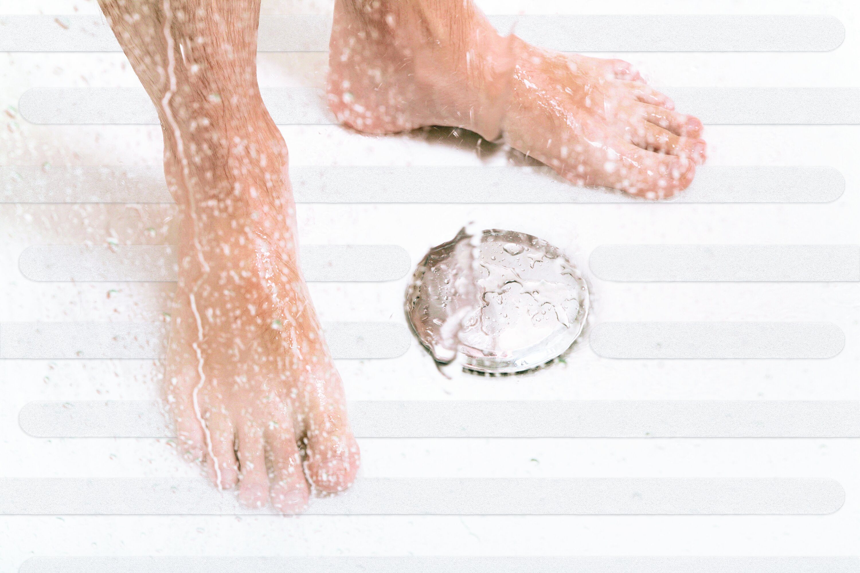 tesa Verlegeband ANTI-SLIP Economy Gewebeband (Packung, 1-St) Anti-Rutsch Klebeband - für Bad & Dusche - transparent - 5 m : 25 mm