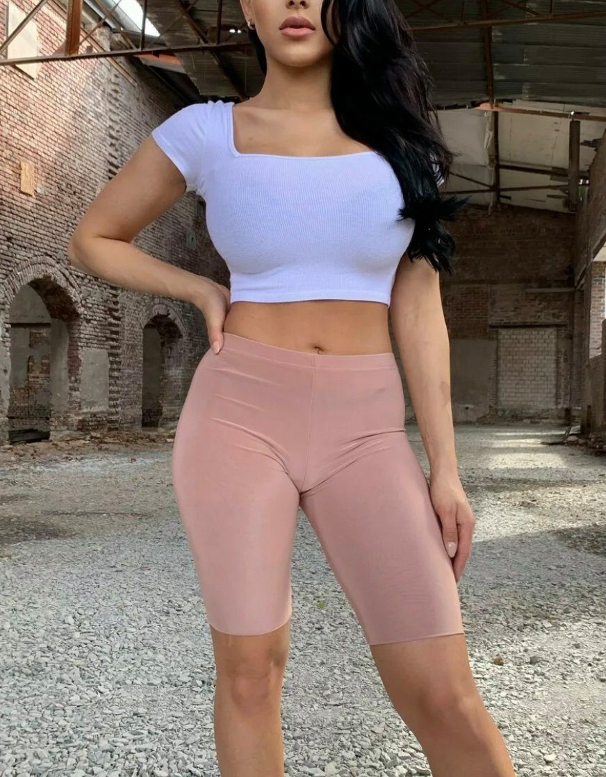 Worldclassca Leggings & Radlerhose WORLDCLASSCA DAMEN KURZ RADLERHOSE SPORT FITNESS FREIZEIT BLICKDICHT