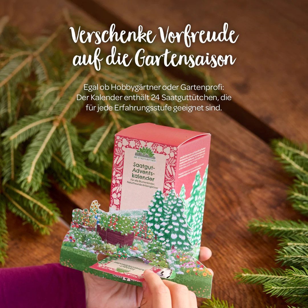 Die Stadtgärtner Adventskalender Saatgut-Adventskalender, 24 keimfreudige, interessante Sorten – Bild 4 von 5